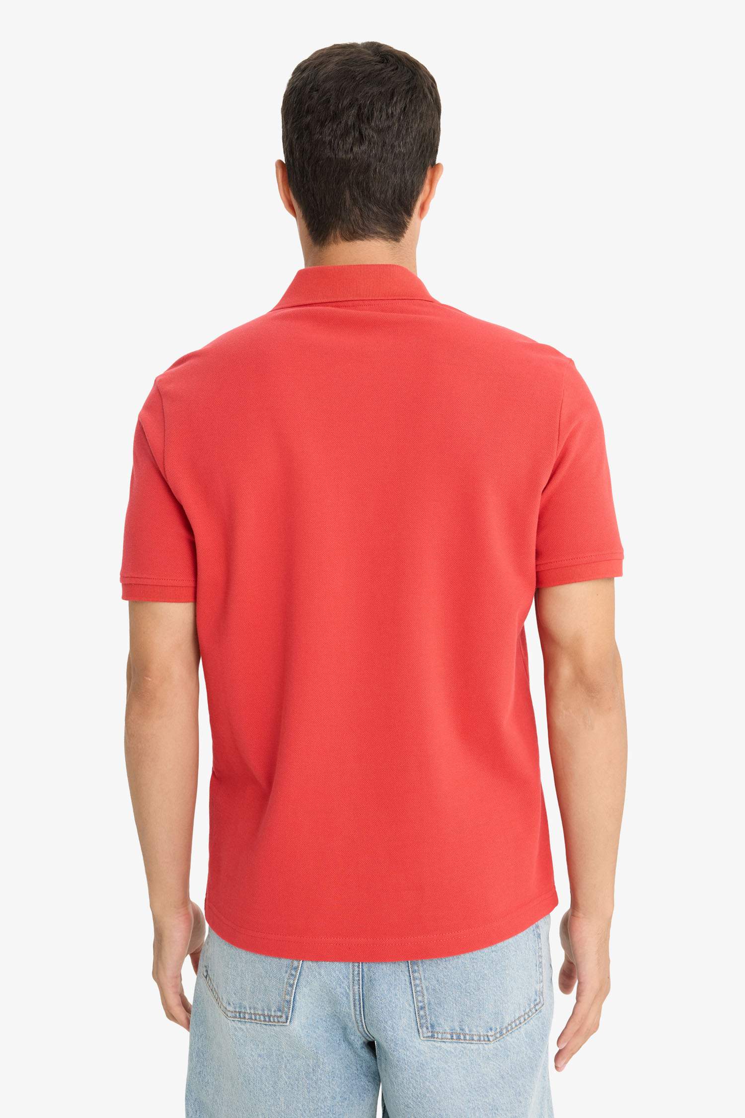 Regular Fit Polo Yaka Pike Kısa Kollu Tişört