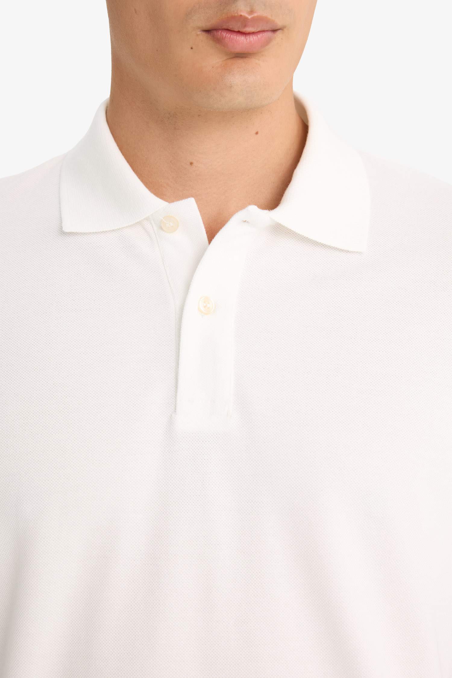 Regular Fit Polo Yaka Pike Kısa Kollu Tişört