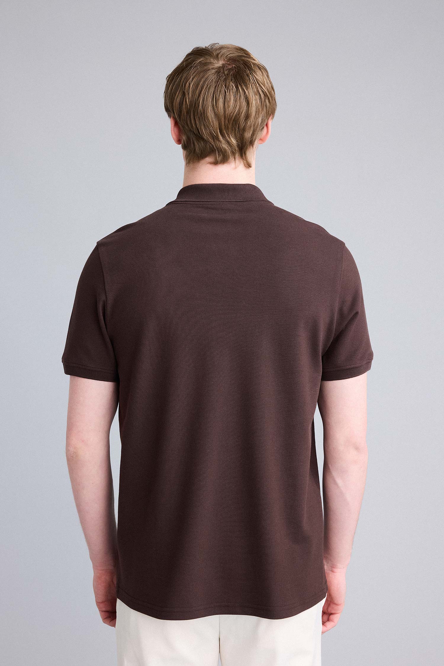 DeFacto %100 Pamuk Regular Fit Polo Tişört görsel 5