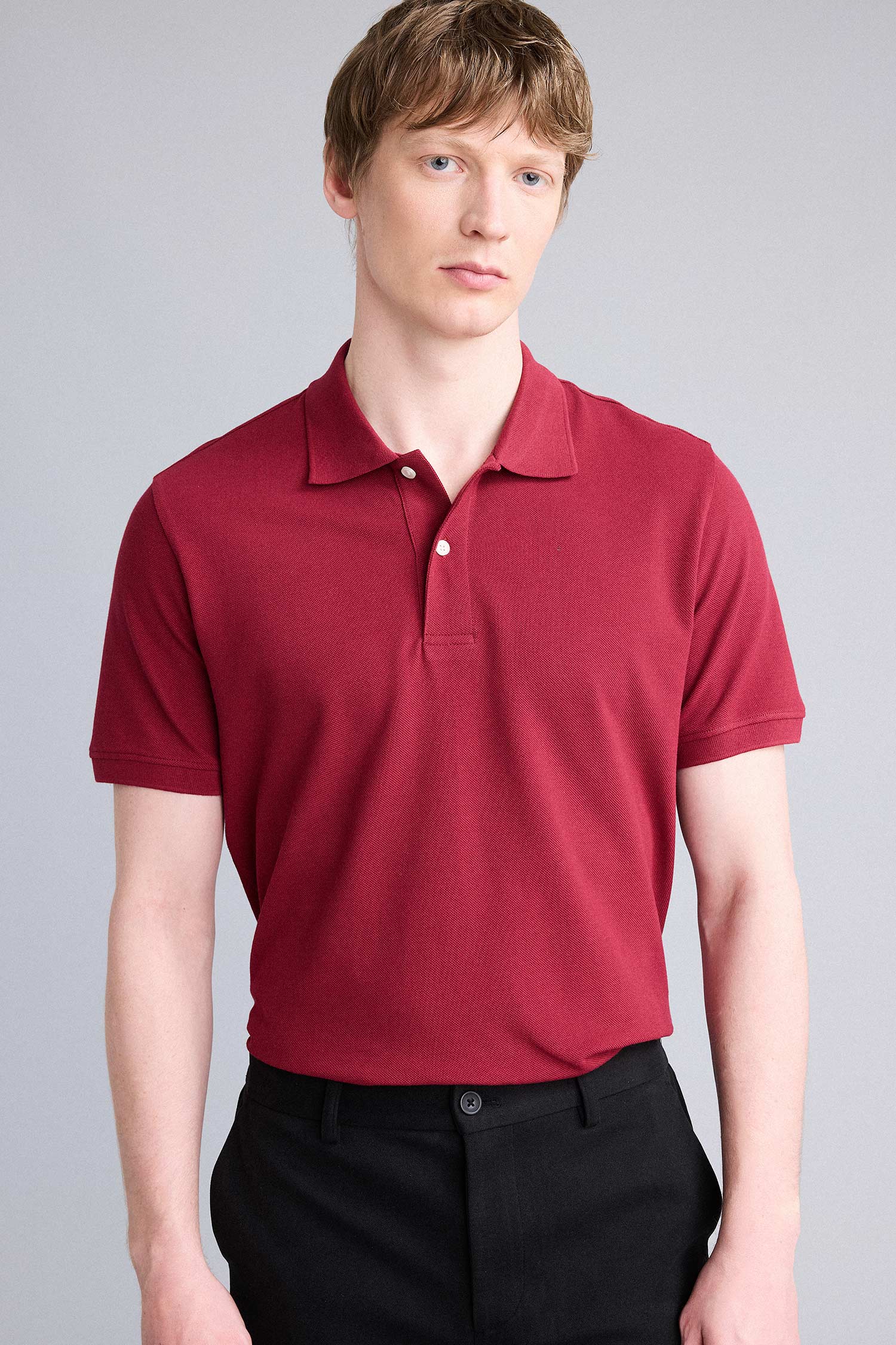 DeFacto %100 Pamuk Regular Fit Polo Tişört