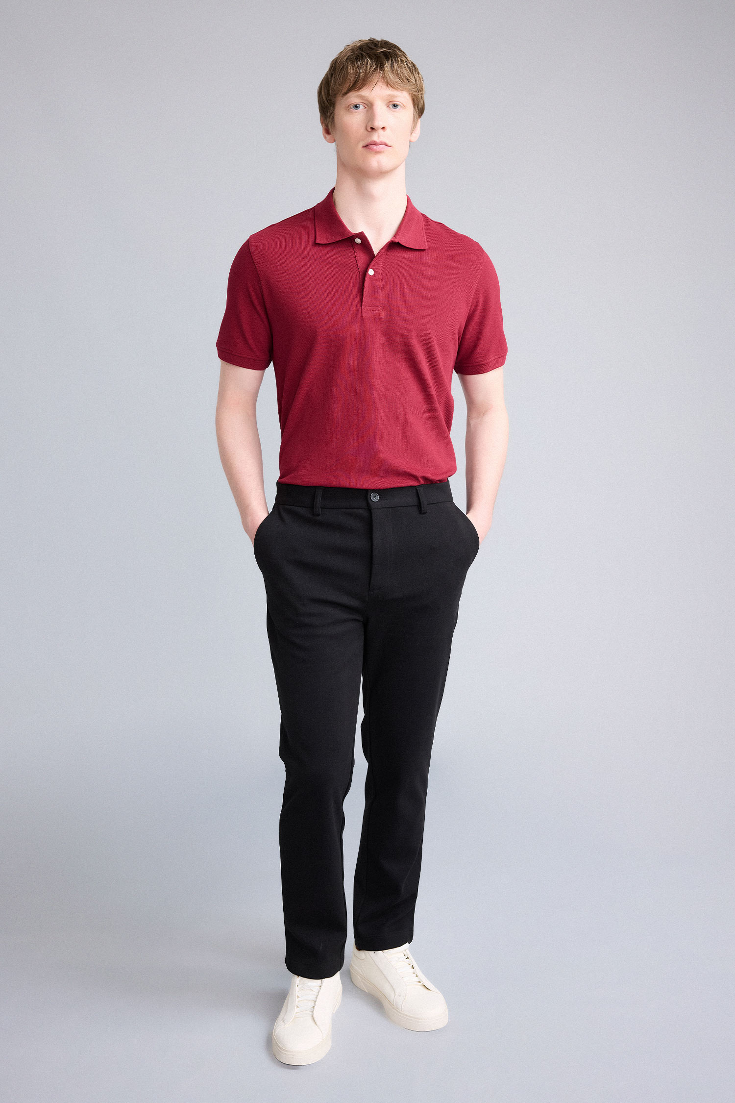 DeFacto %100 Pamuk Regular Fit Polo Tişört görsel 2