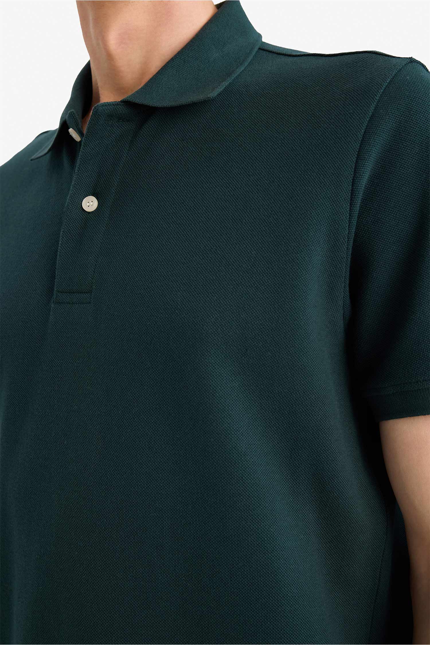 DeFacto %100 Pamuk Regular Fit Polo Tişört görsel 4