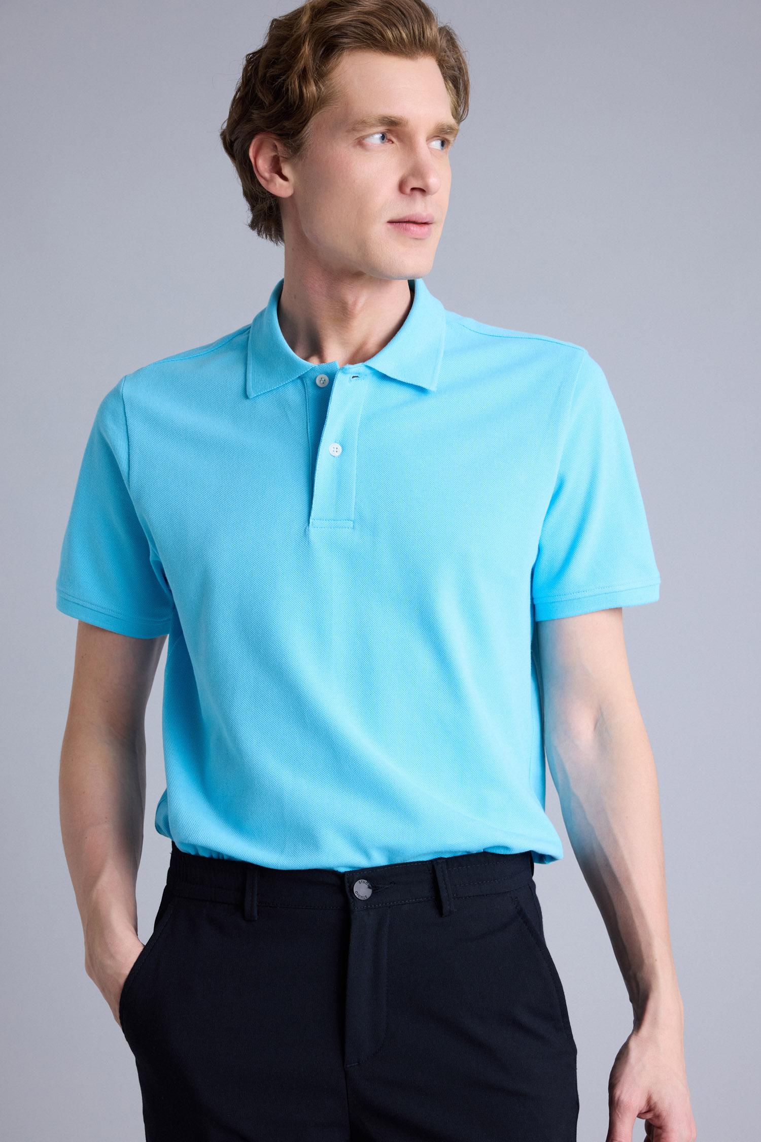 DeFacto %100 Pamuk Regular Fit Polo Tişört görsel 4
