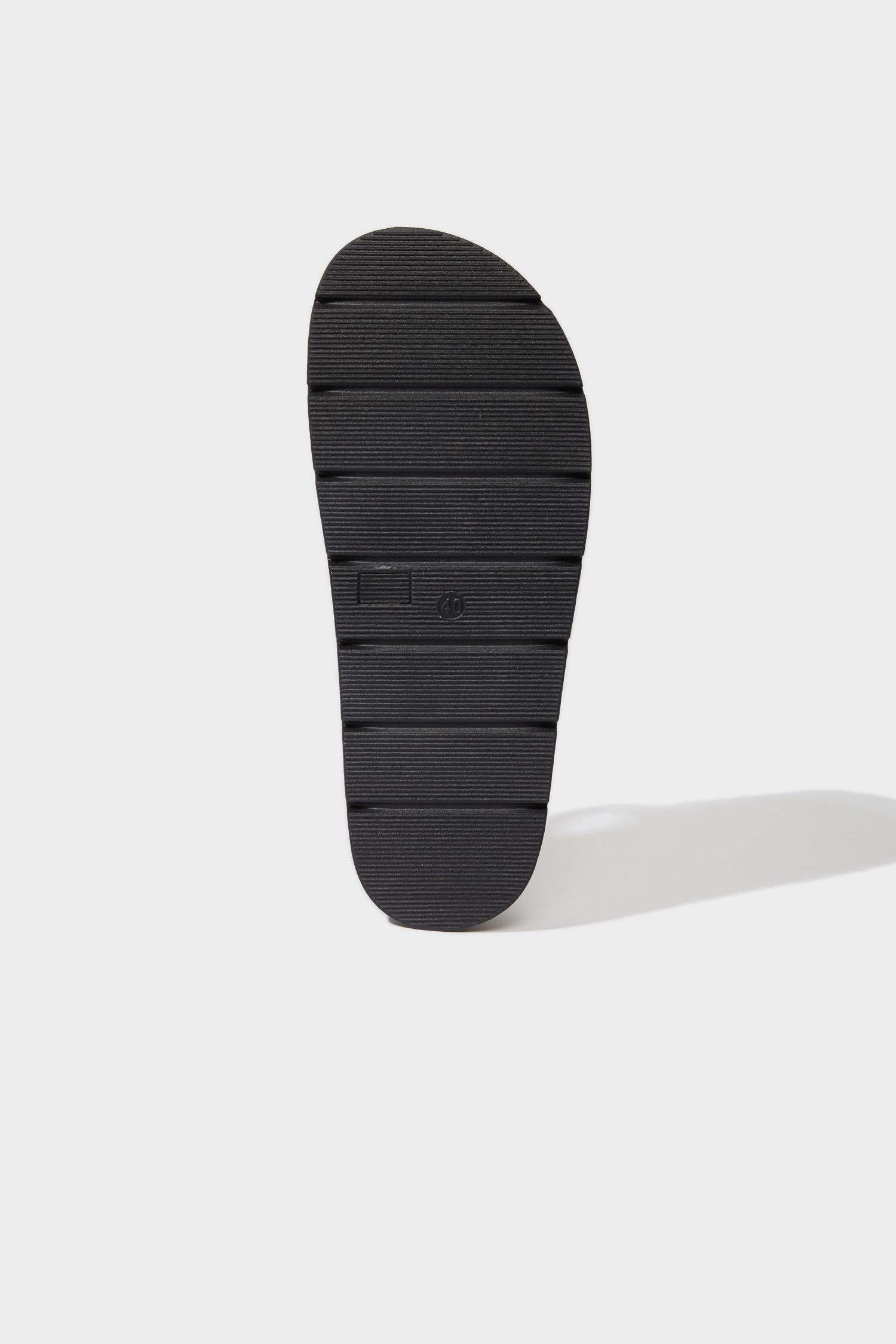 Sandales à deux brides en simili cuir pour femme