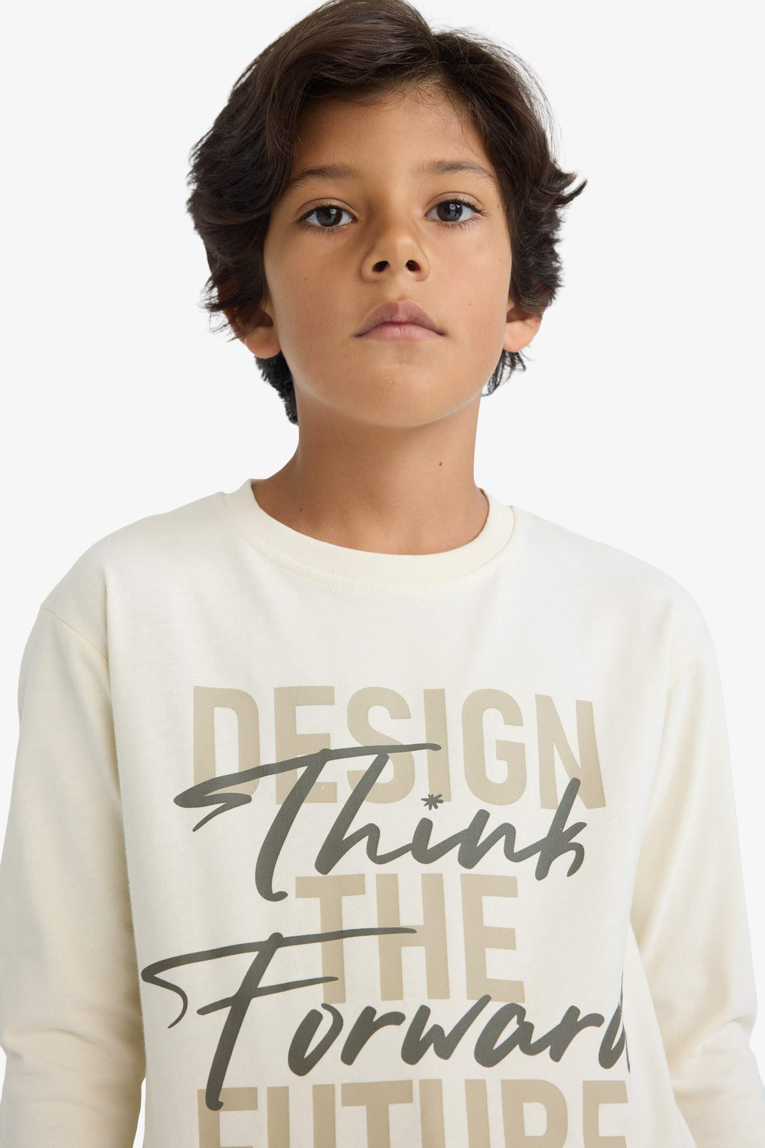 Boy Regular Fit Crew Neck Long Sleeve T-Shirt