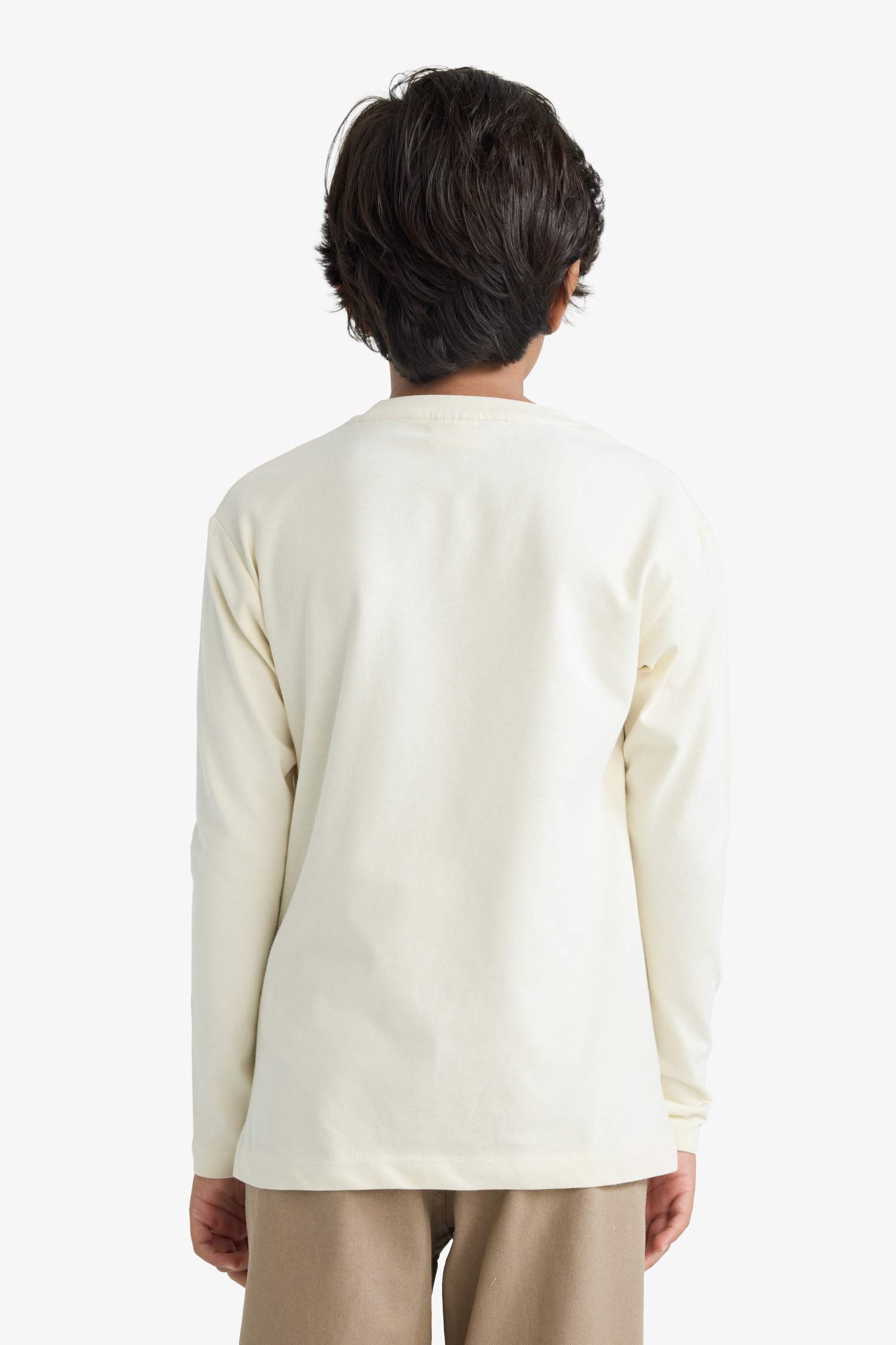 Boy Regular Fit Crew Neck Long Sleeve T-Shirt