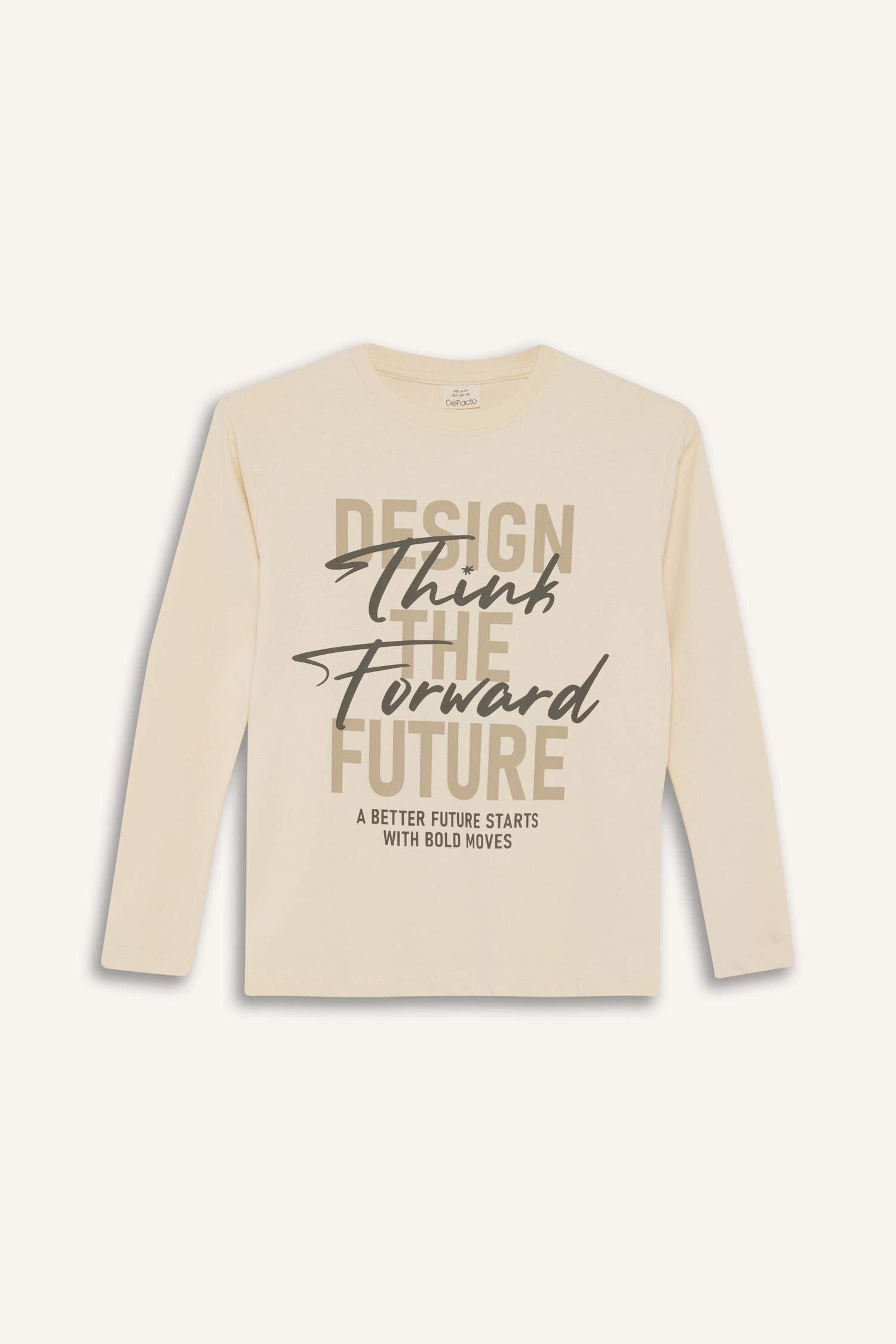 Boy Regular Fit Crew Neck Long Sleeve T-Shirt