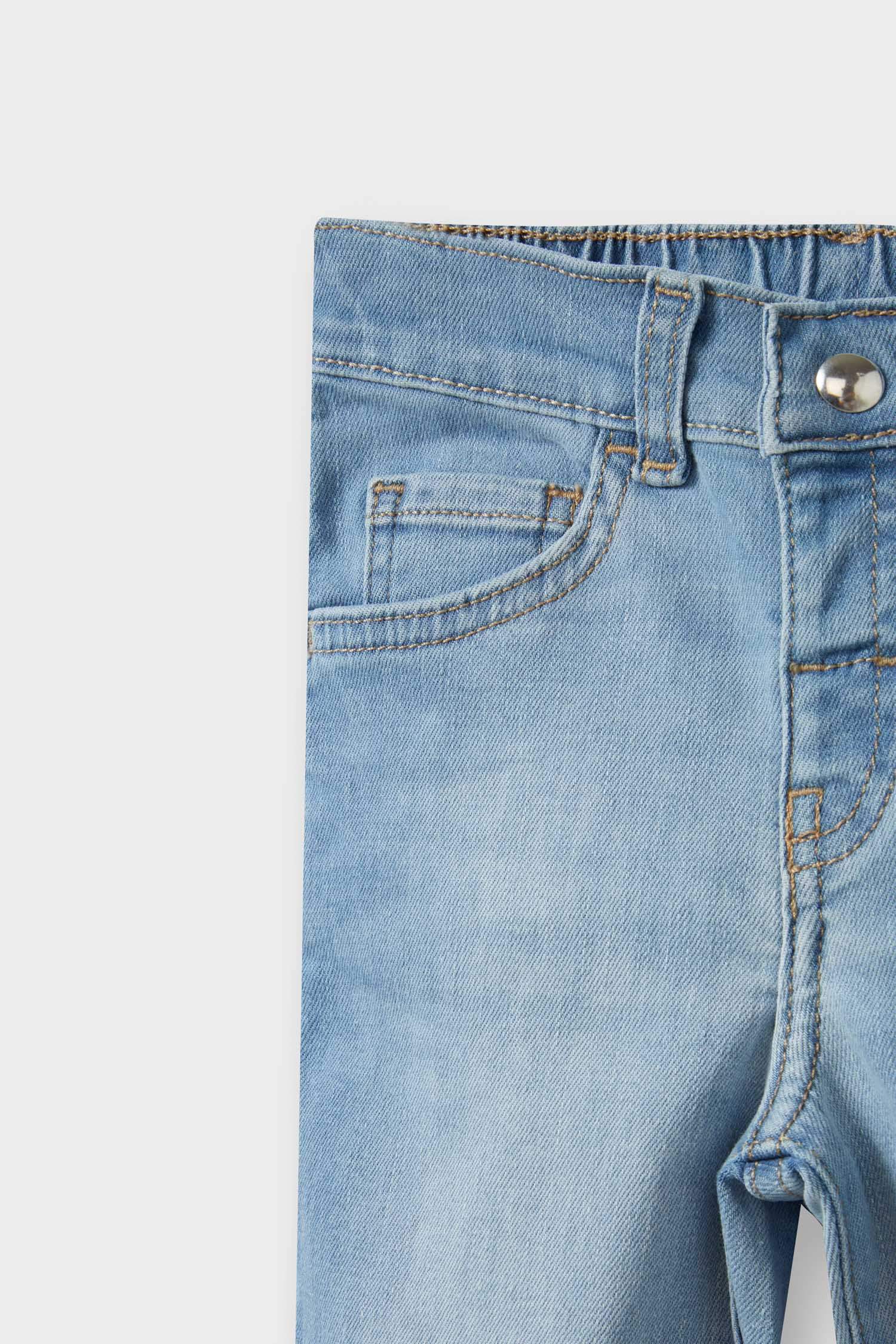 Kız Bebek Straight Fit Jean Pantolon