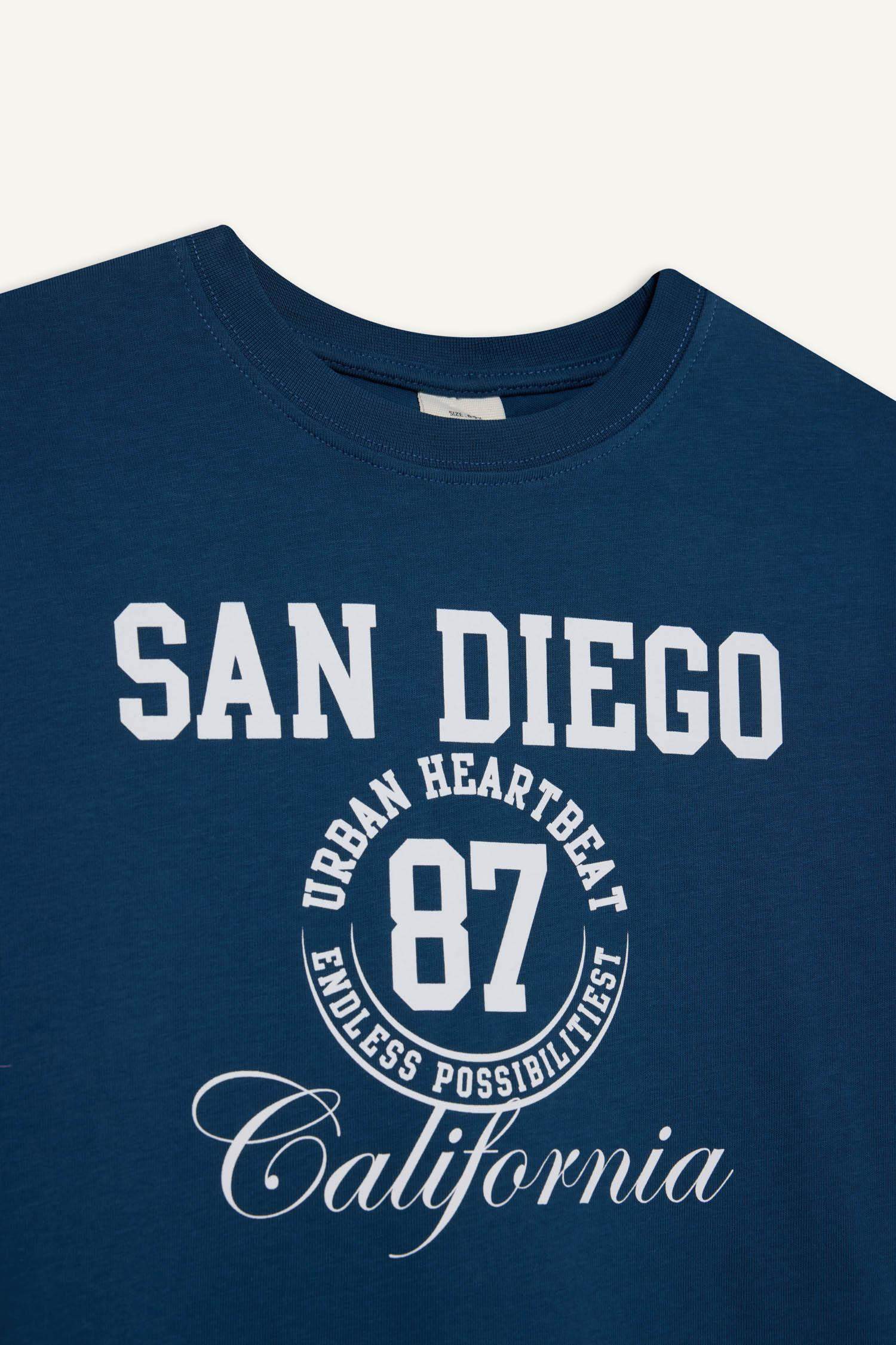 T-Shirt À Manches Longues En Tricot Col rond Garçon