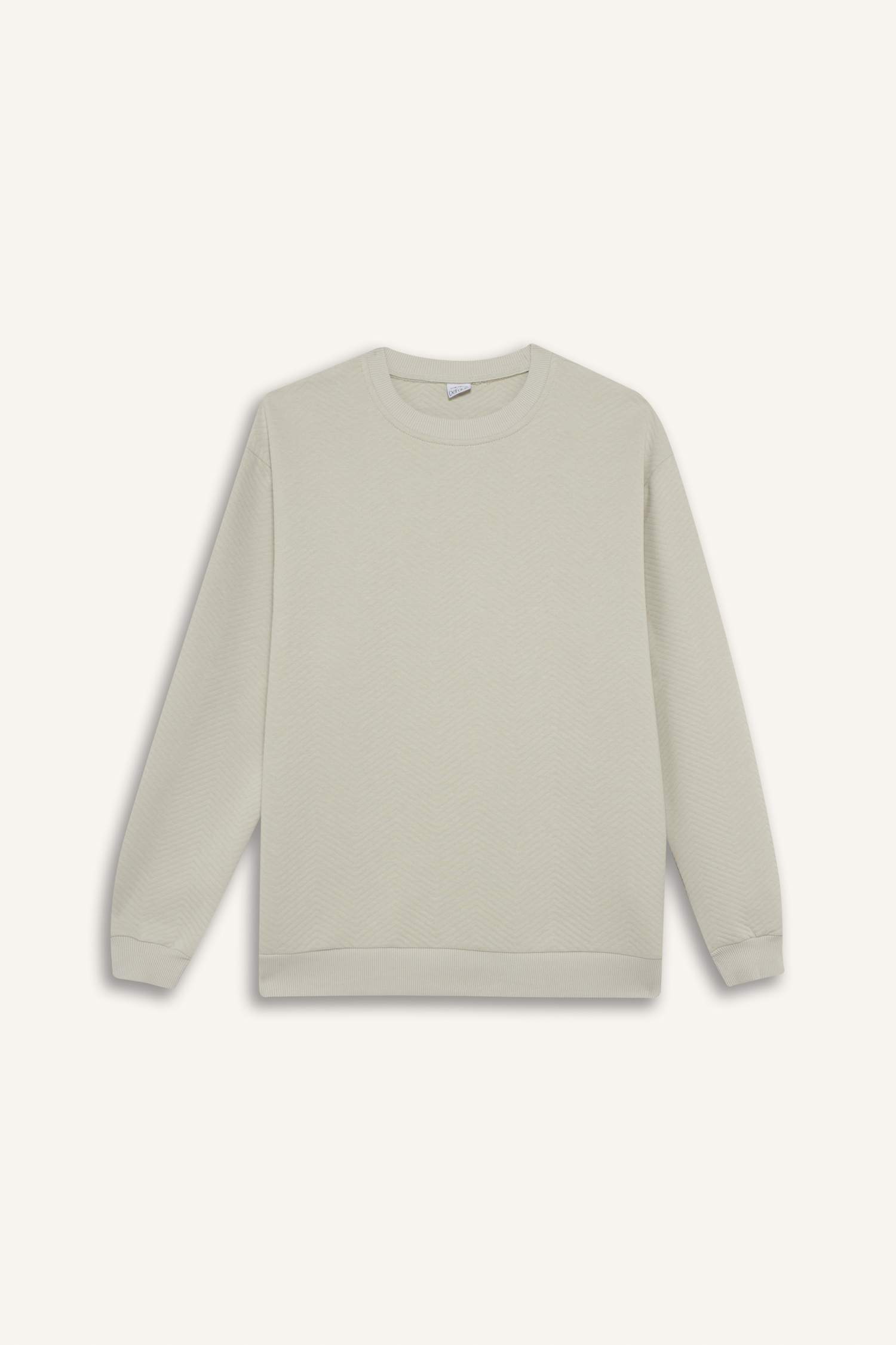 Relax Fit Bisiklet Yaka Sweatshirt