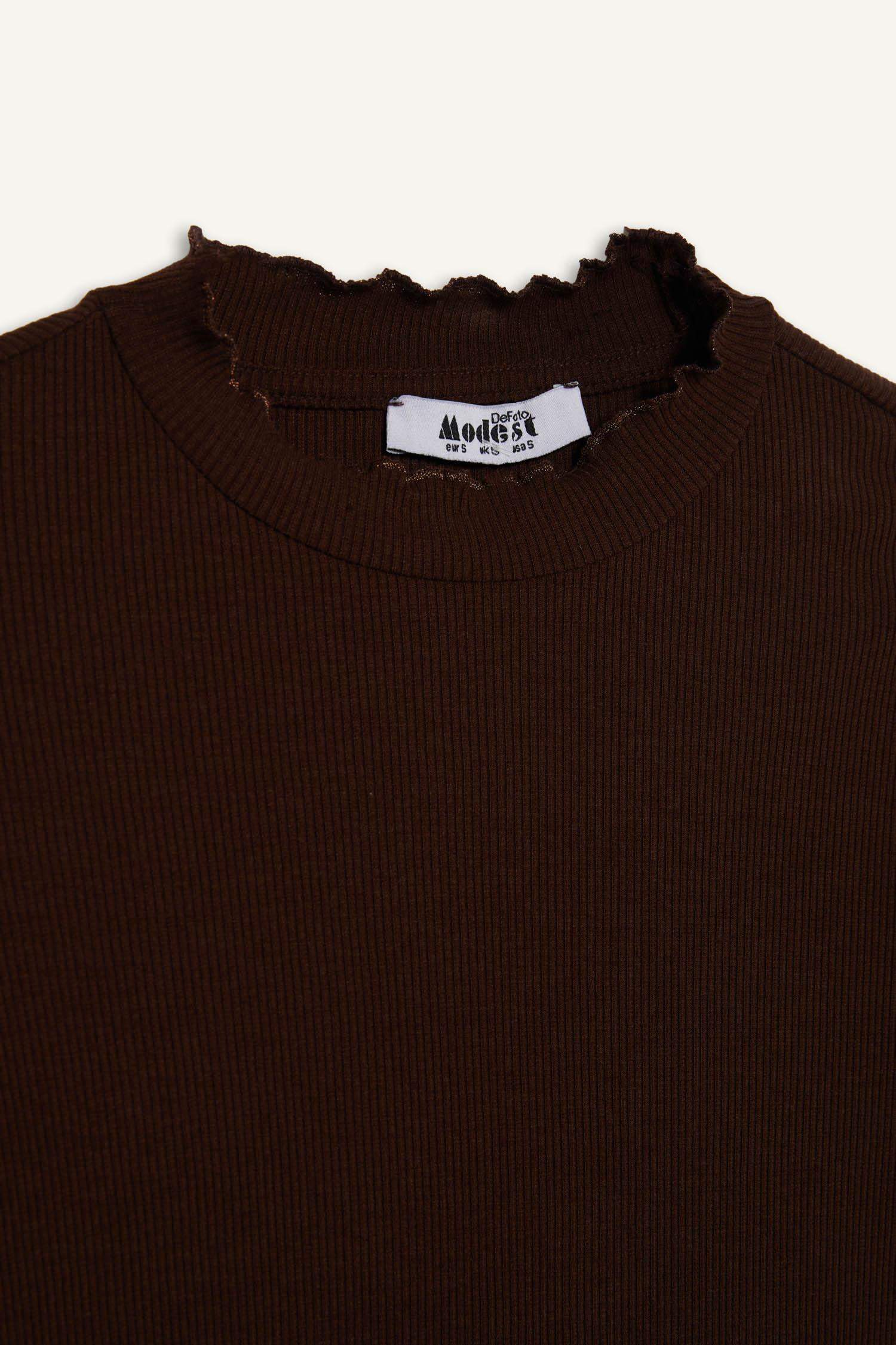 تونيكة كم طويل مضلع