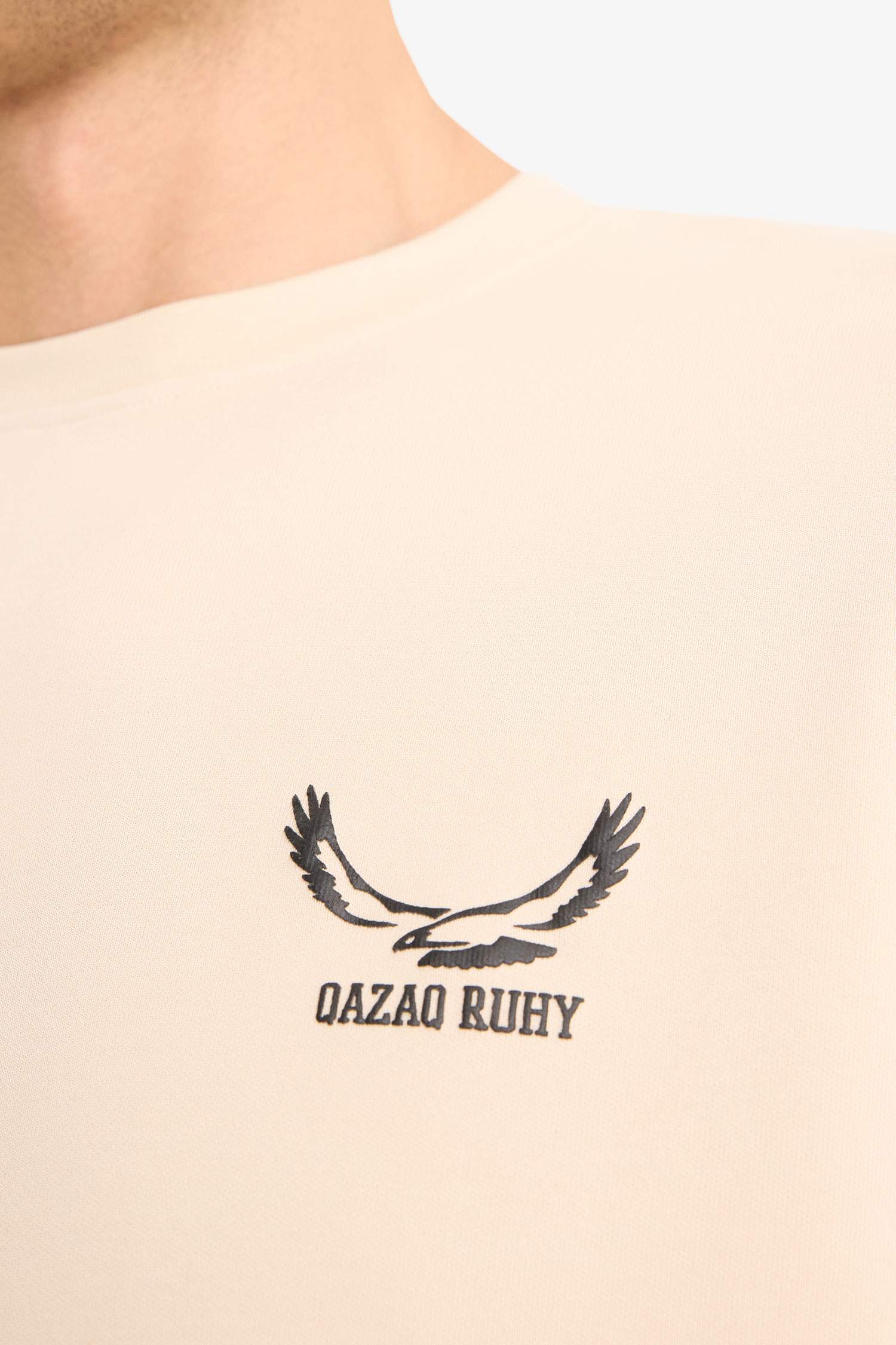 дөңгелек жаға минималл слоган Қысқа жеңді футболка