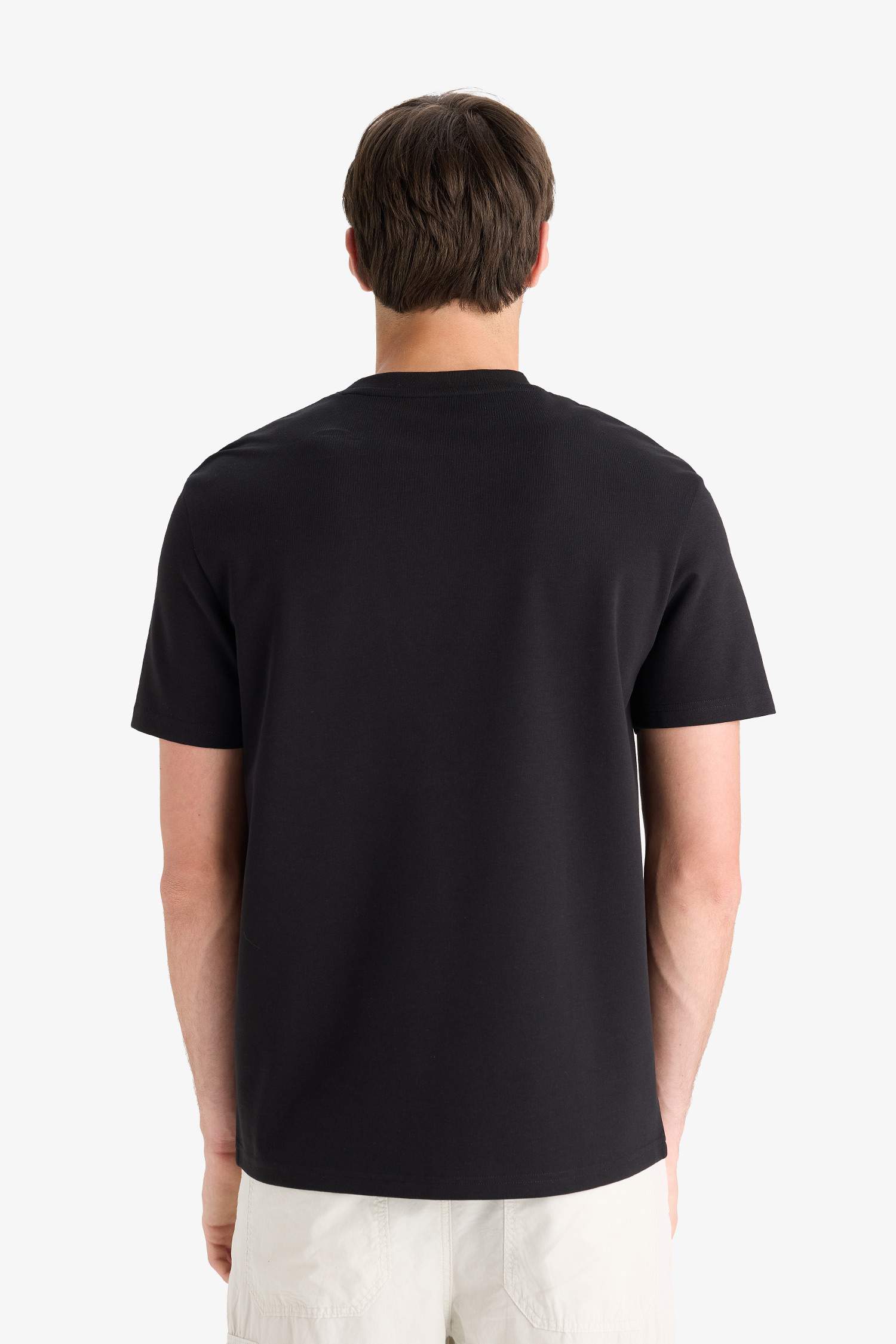 дөңгелек жаға минималл слоган Қысқа жеңді футболка