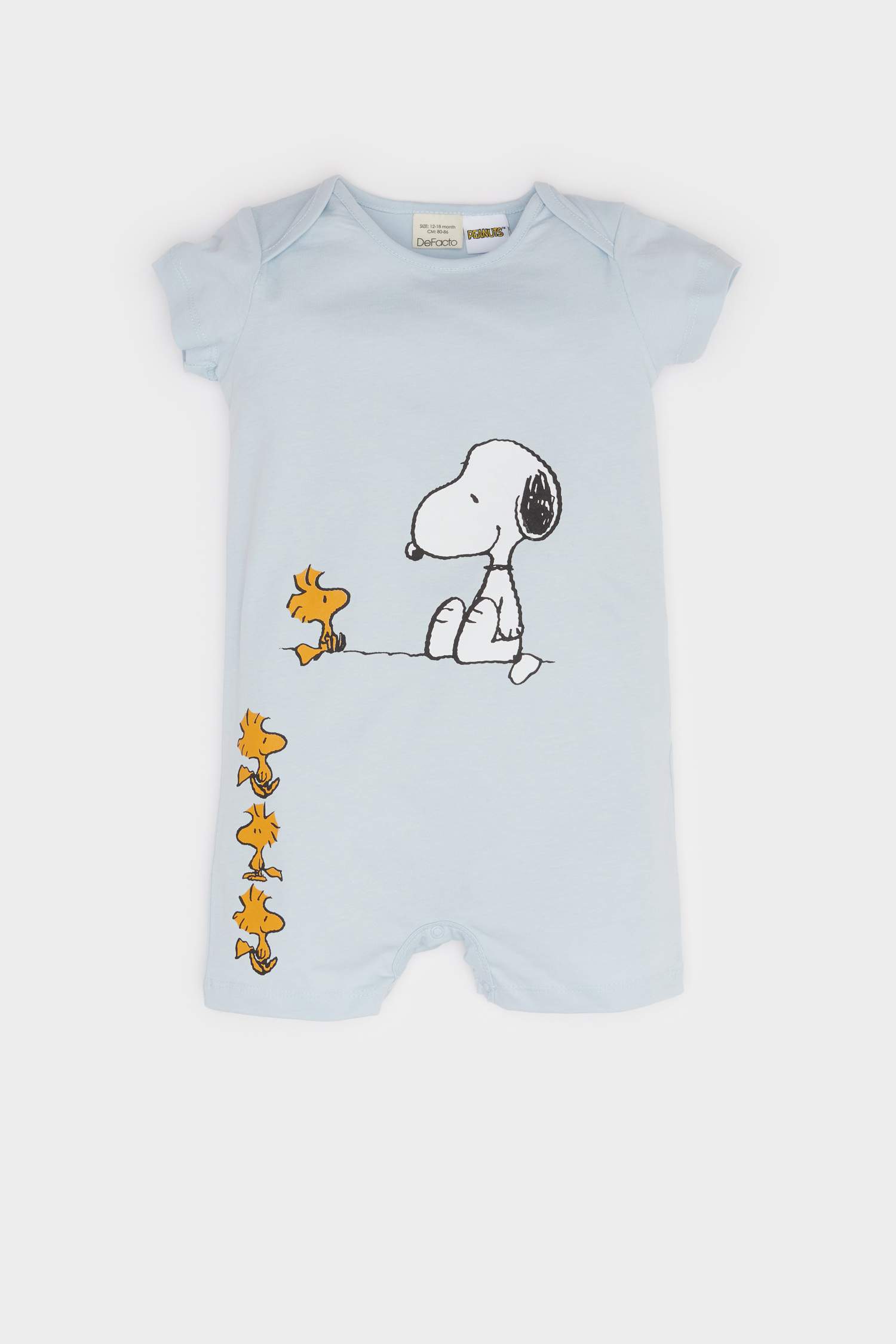 Baby Boy Newborn Snoopy Cotton Short Sleeve Jumpsuit