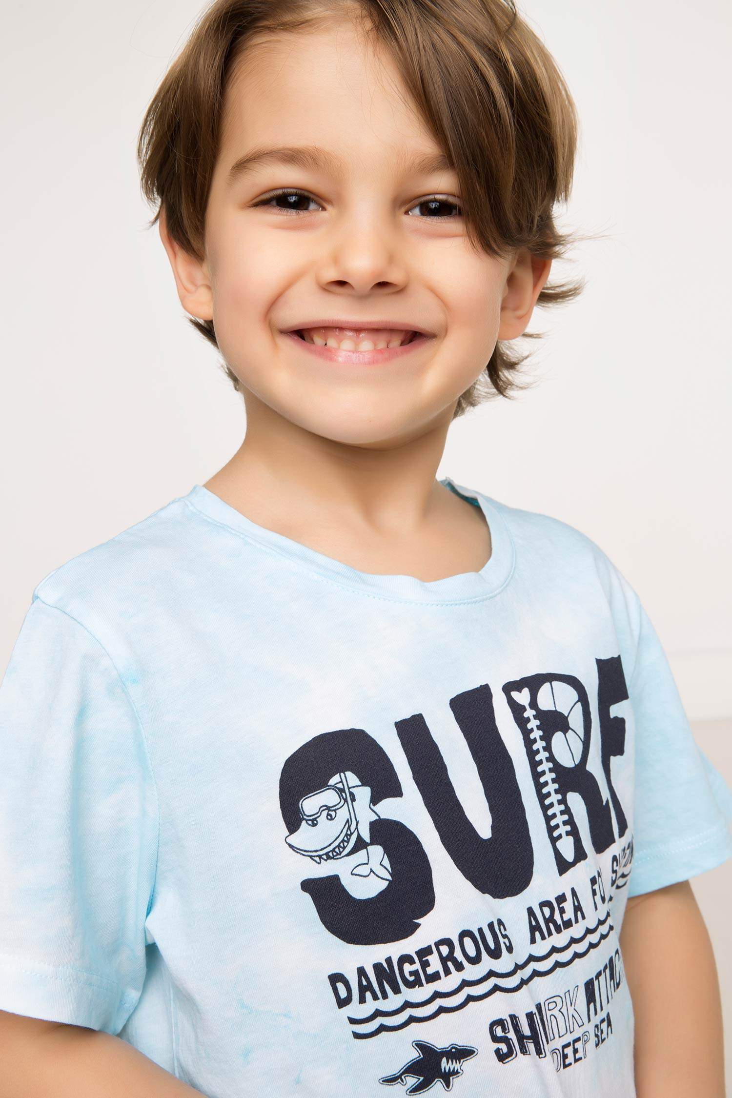 Defacto Baskılı Erkek Çocuk T-shirt. 1