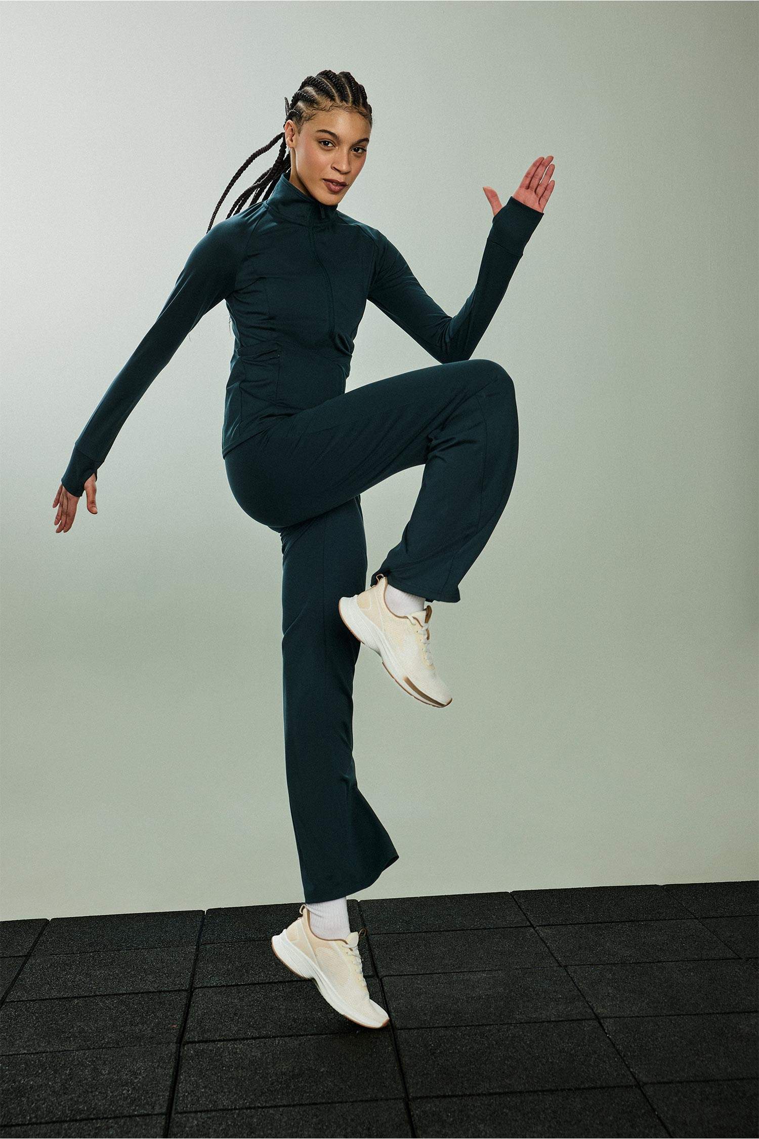 Wide Leg Shaping High Waist Soft Touch Sports Sweatpants