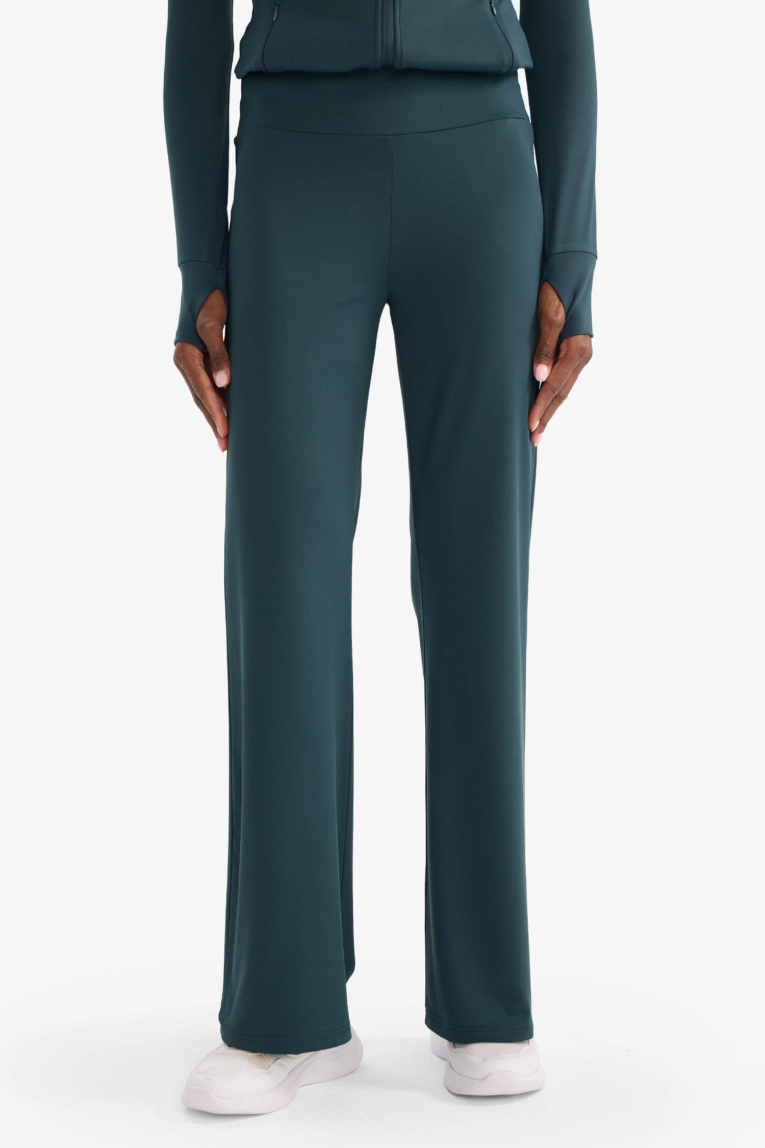 Wide Leg Shaping High Waist Soft Touch Sports Sweatpants