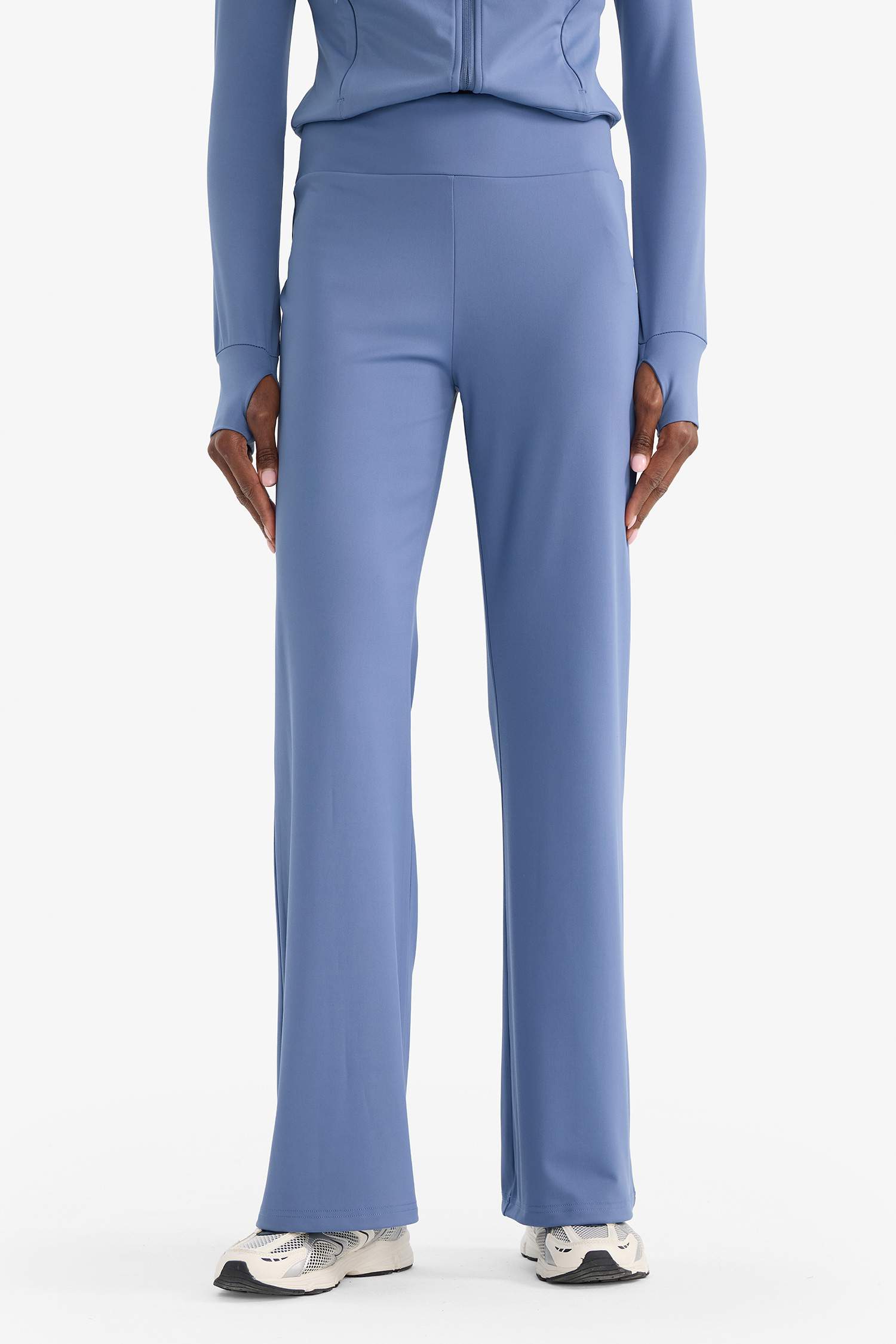 Wide Leg Shaping High Waist Soft Touch Sports Sweatpants