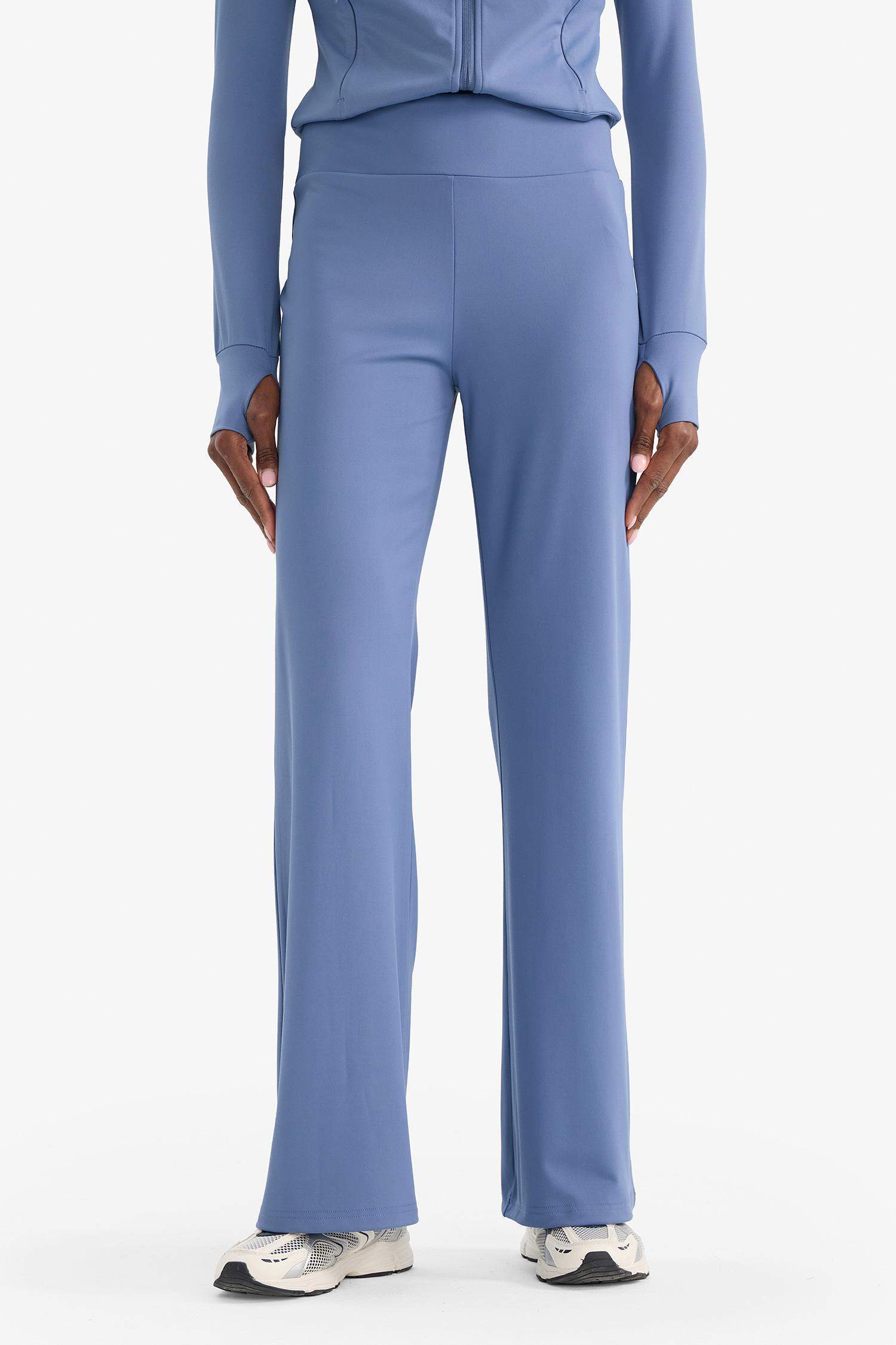 Wide Leg Shaping High Waist Soft Touch Sports Sweatpants