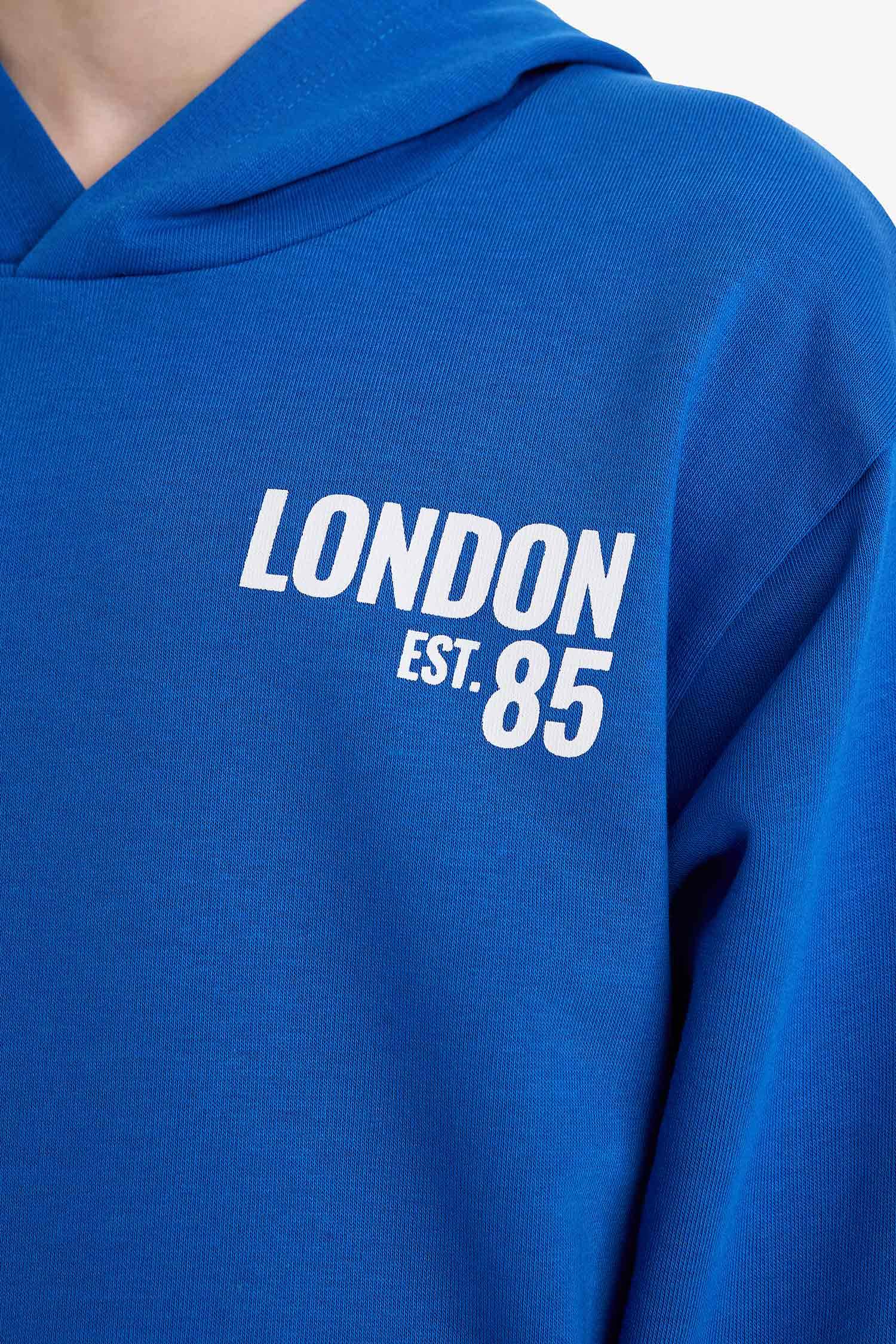 سويت شيرت اولادي بيزك قصة عادية ببطانة ناعمة