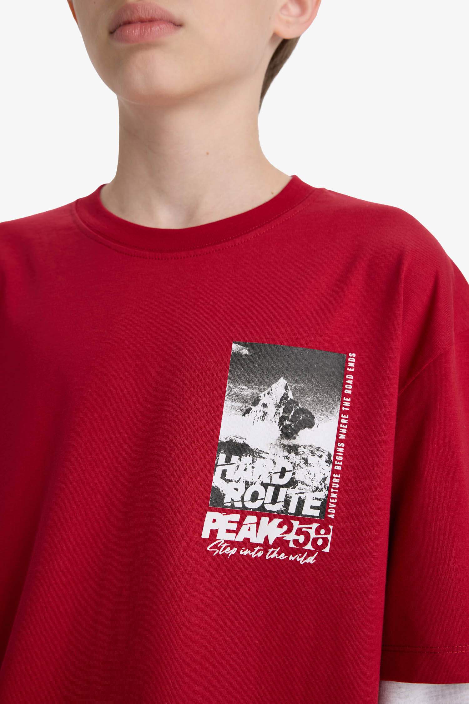 Boy Oversize Fit Crew Neck T-Shirt