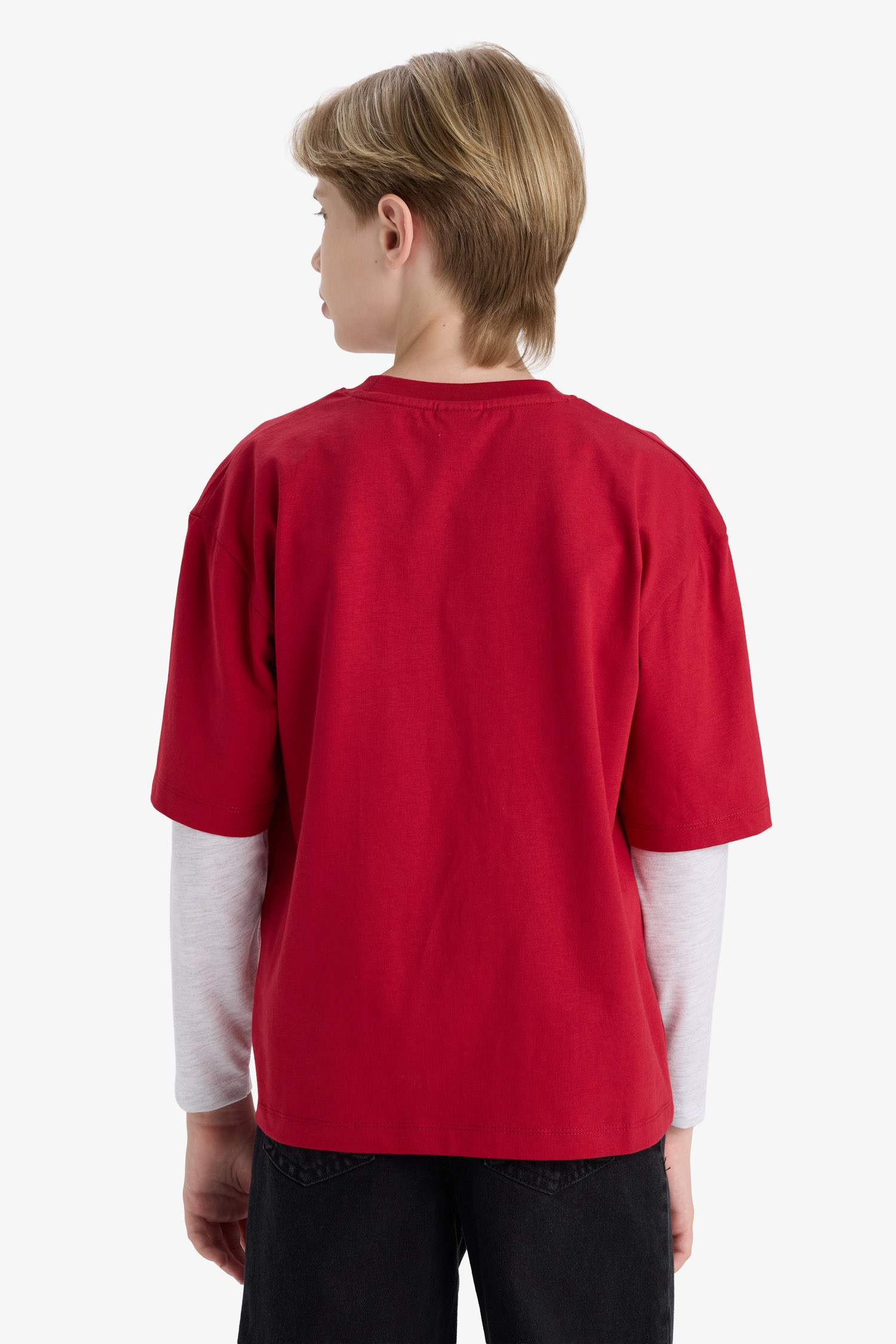 Boy Oversize Fit Crew Neck T-Shirt