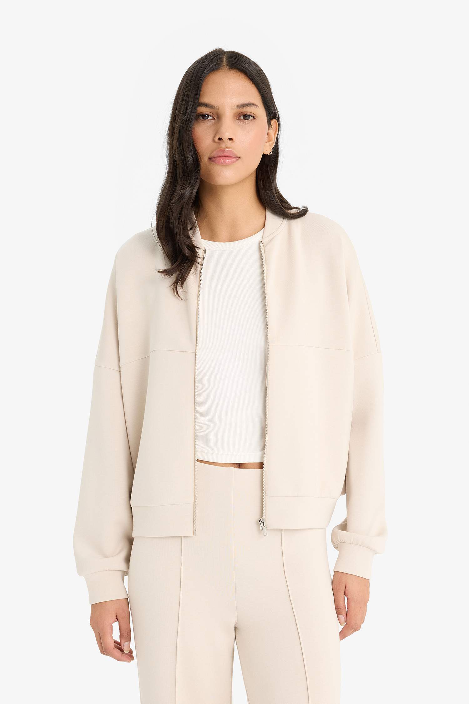 Кардиган Relax Fit с воротником стойкой.