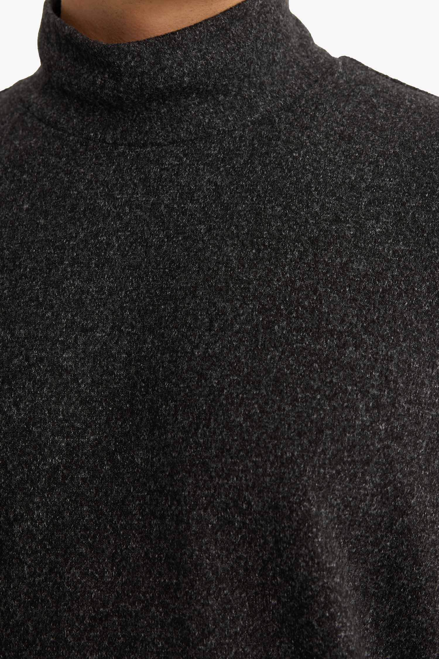 Sweat à col montant Coupe régulière