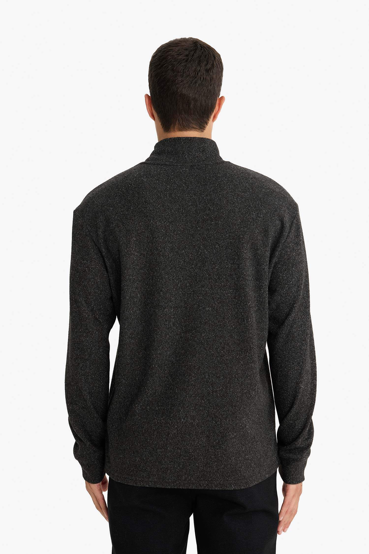 Sweat à col montant Coupe régulière