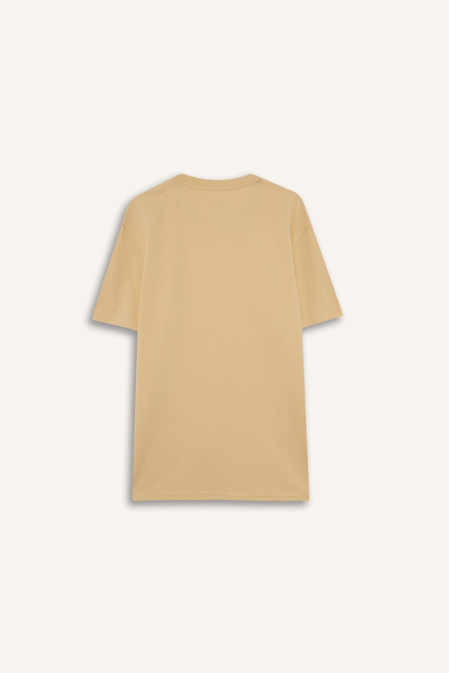 Regular Fit Bisiklet Yaka Baskılı Kısa Kollu Tişört