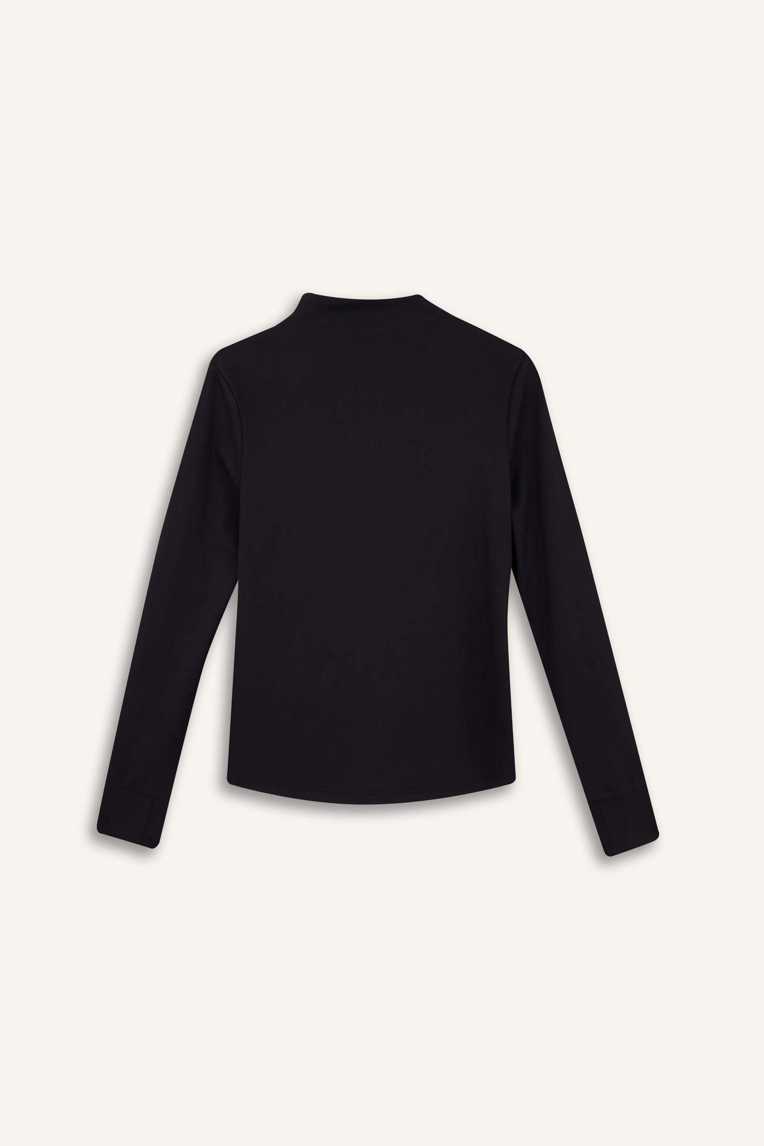 DeFactoFit Slim Fit Dar Kesim Dik Yaka Hırka