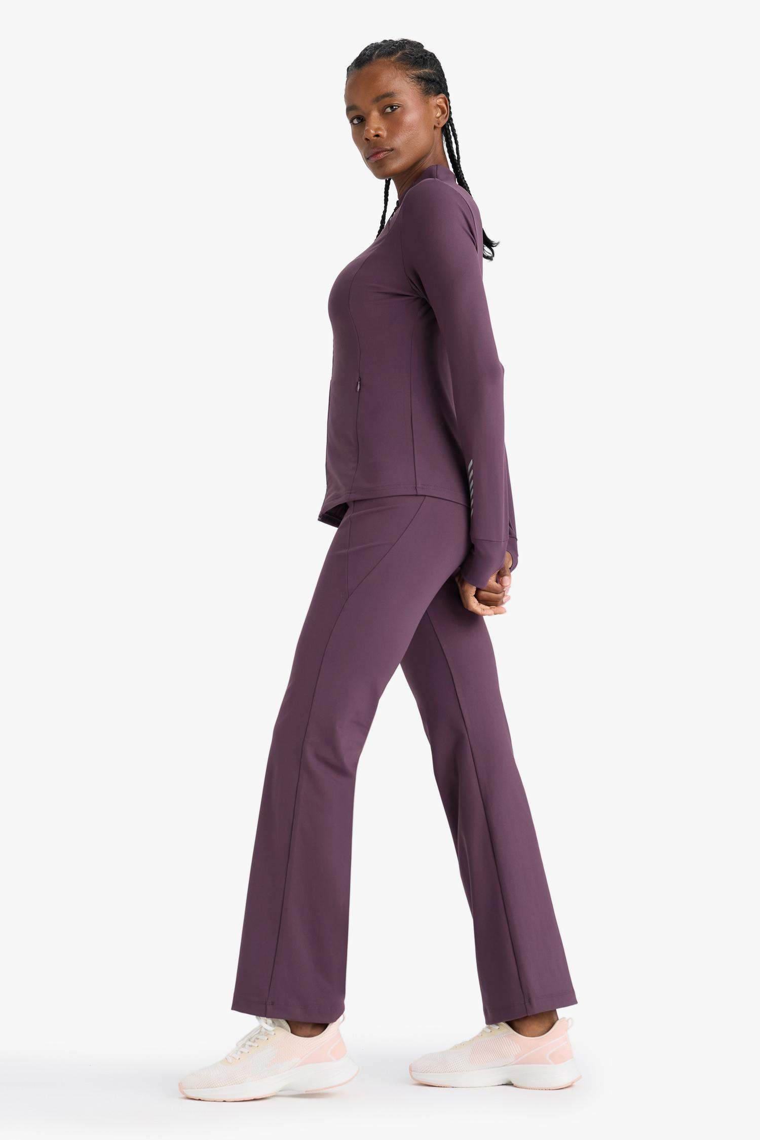 DeFactoFit Flare Fit İspanyol Paça Soft Touch Premium Sporcu Pantolon