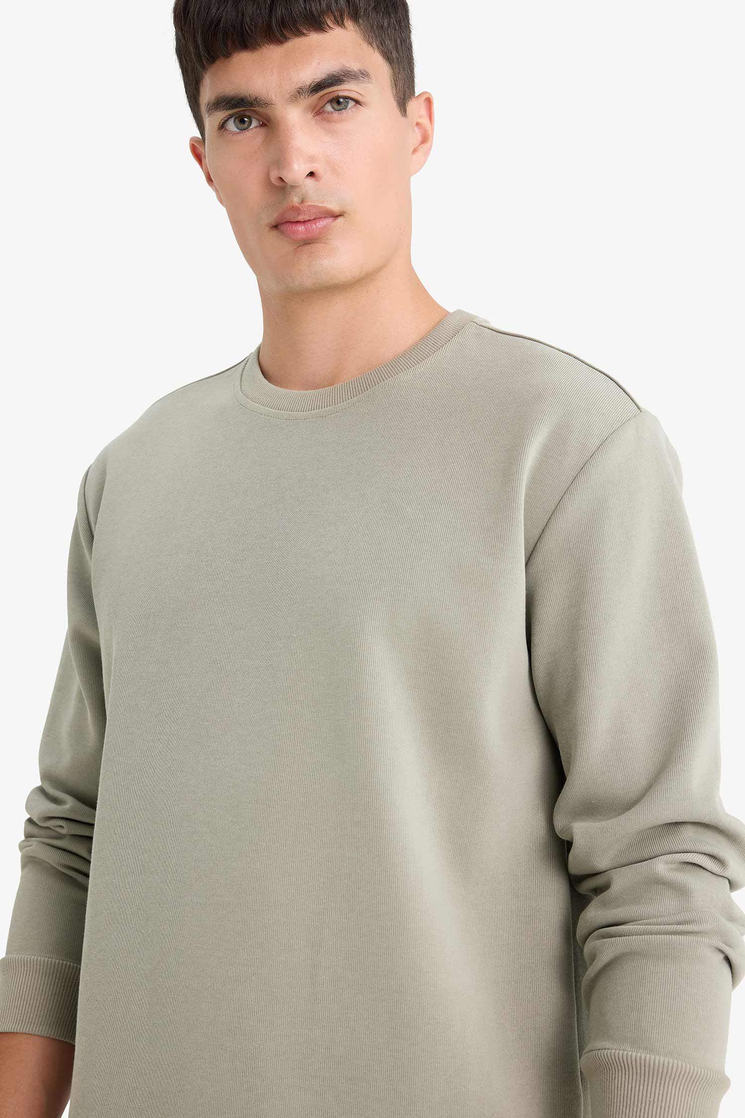 Regular Fit Crew Neck Long Sleeve Body
