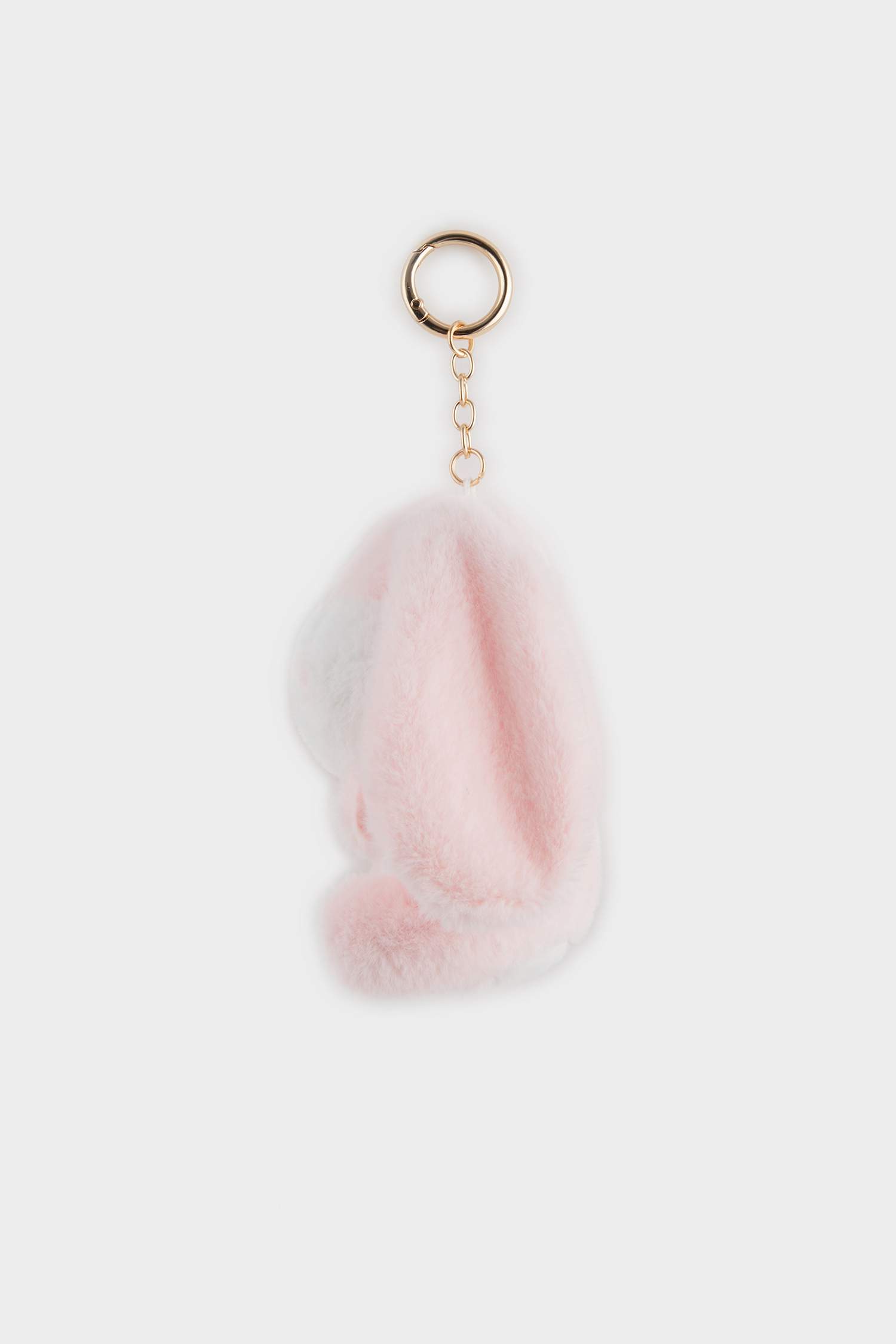 Woman Rabbit Charm Keychain