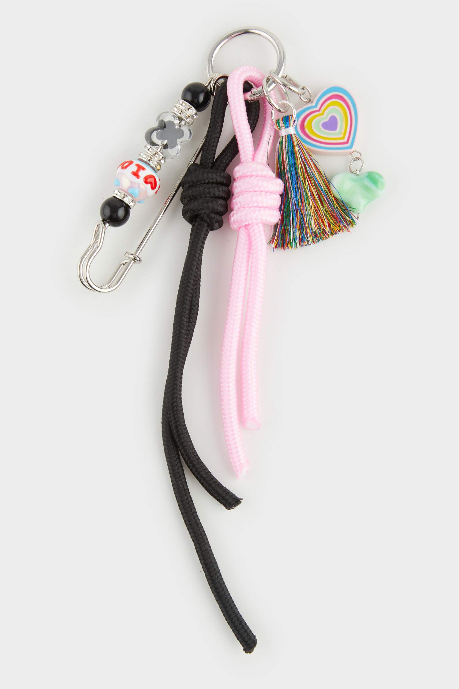 Женский Брелок Шарм с Цветными Шнурками