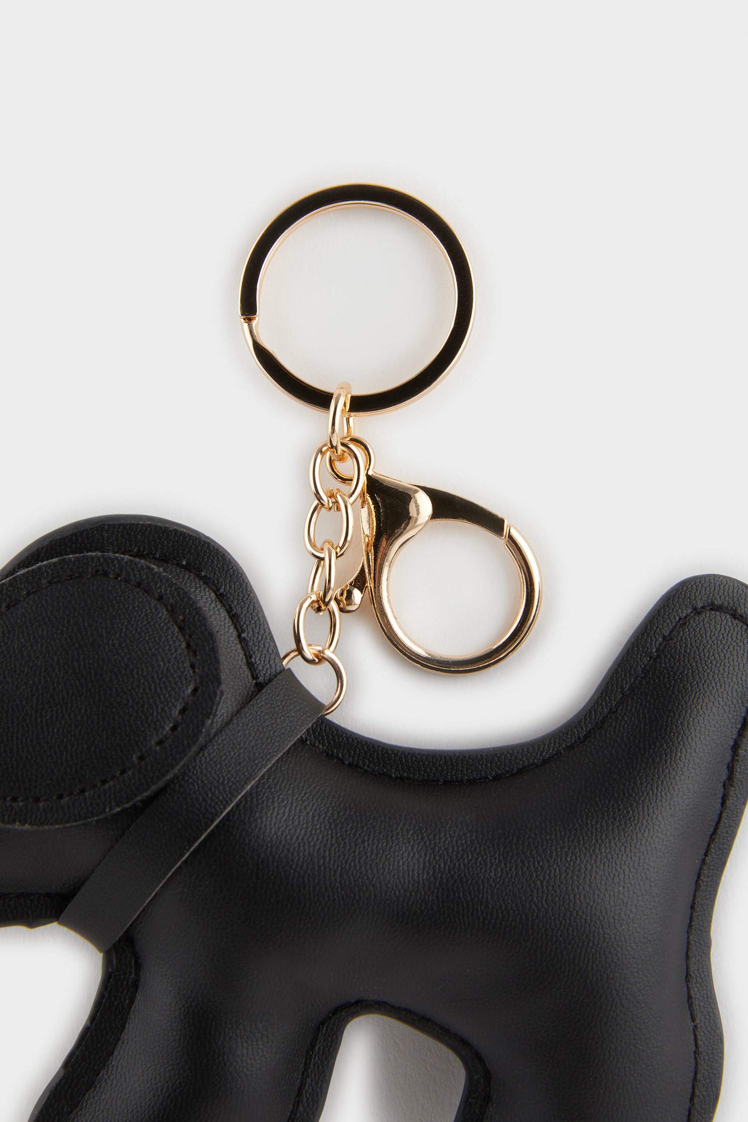 Kadın Siyah Köpekli Charm Anahtarlık