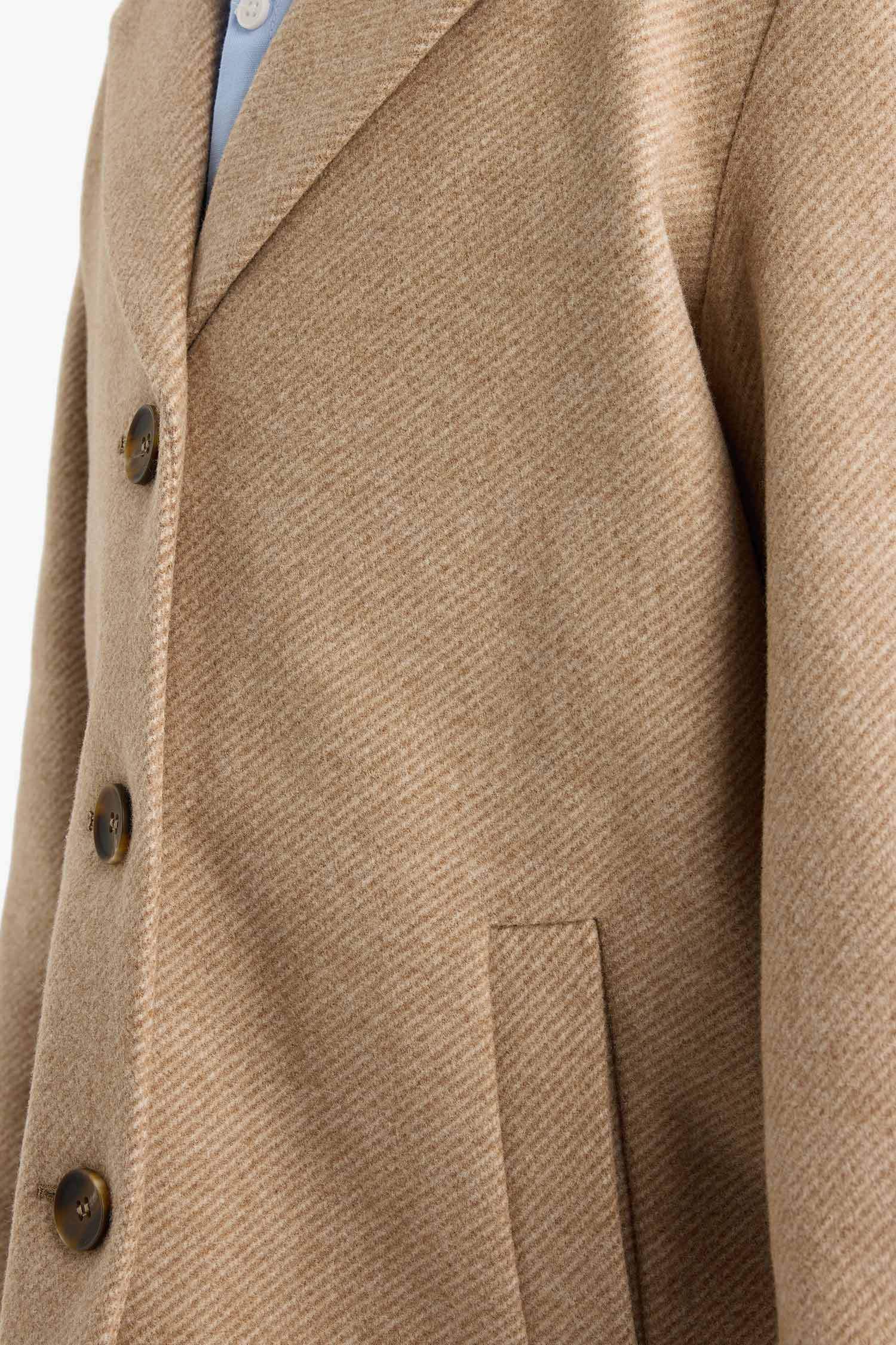 معطف بياقة بليزر