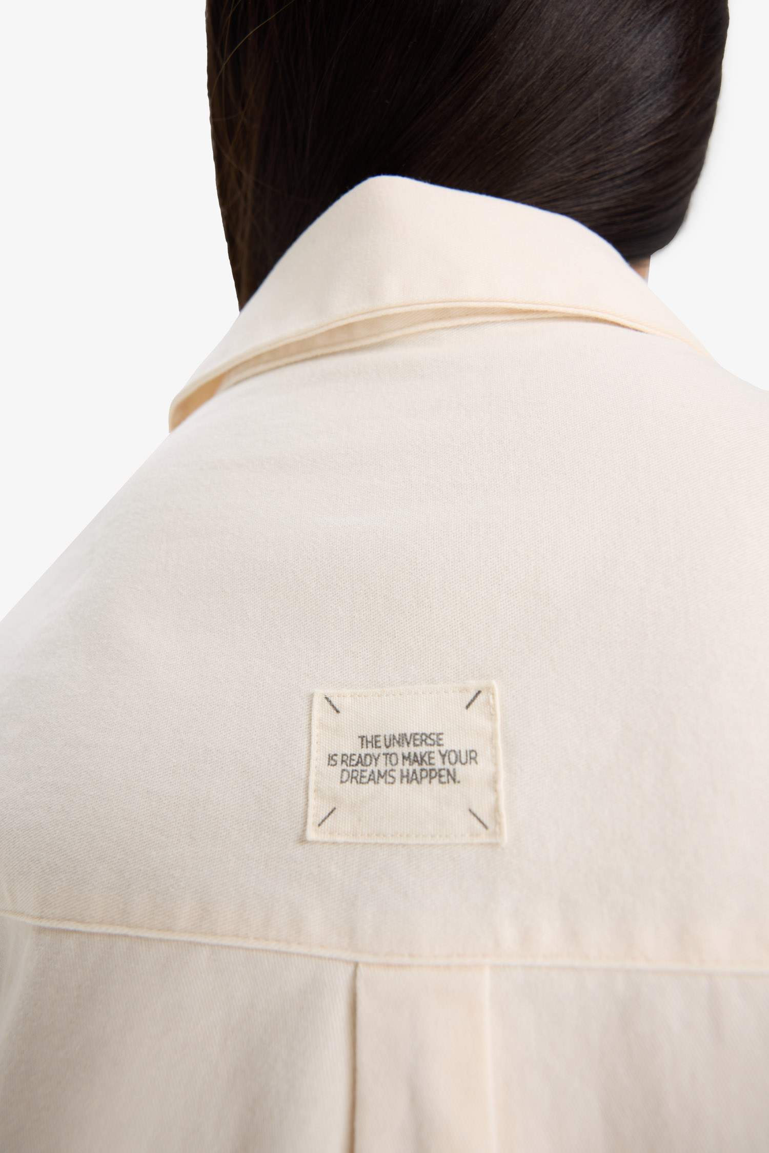 Chemise oversize en coton à manches longues pour fille