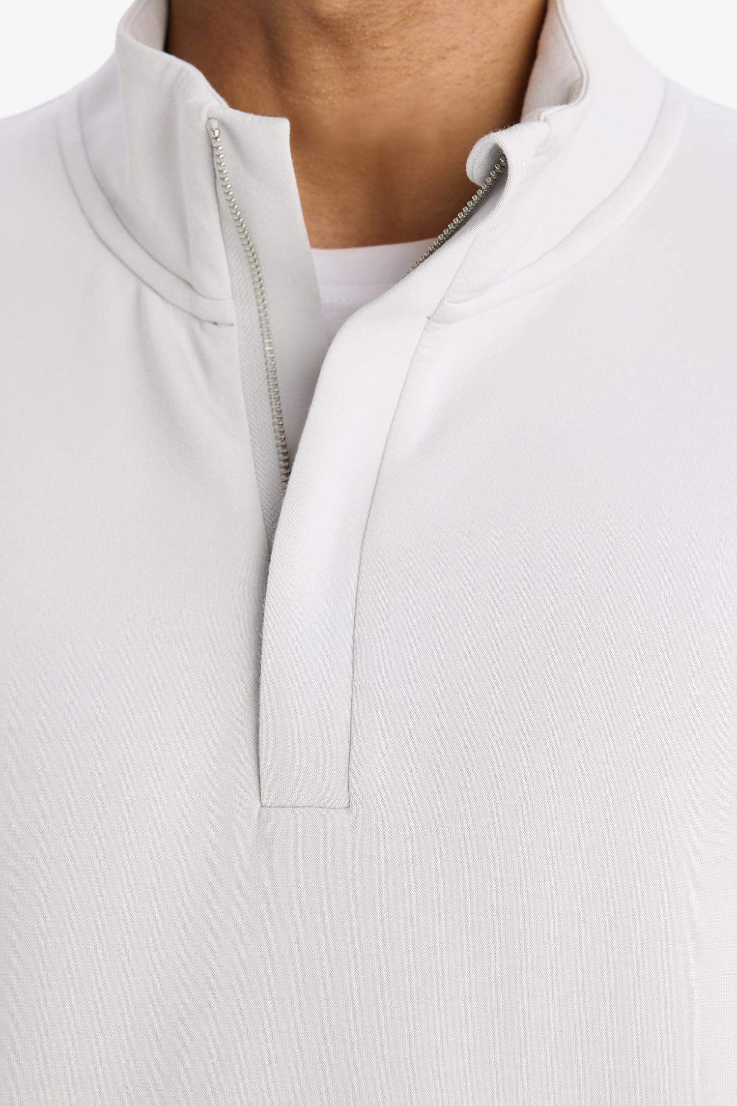 DeFactoFit Standart Fit Dik Yaka Yarım Fermuarlı Modal Sporcu Sweatshirt