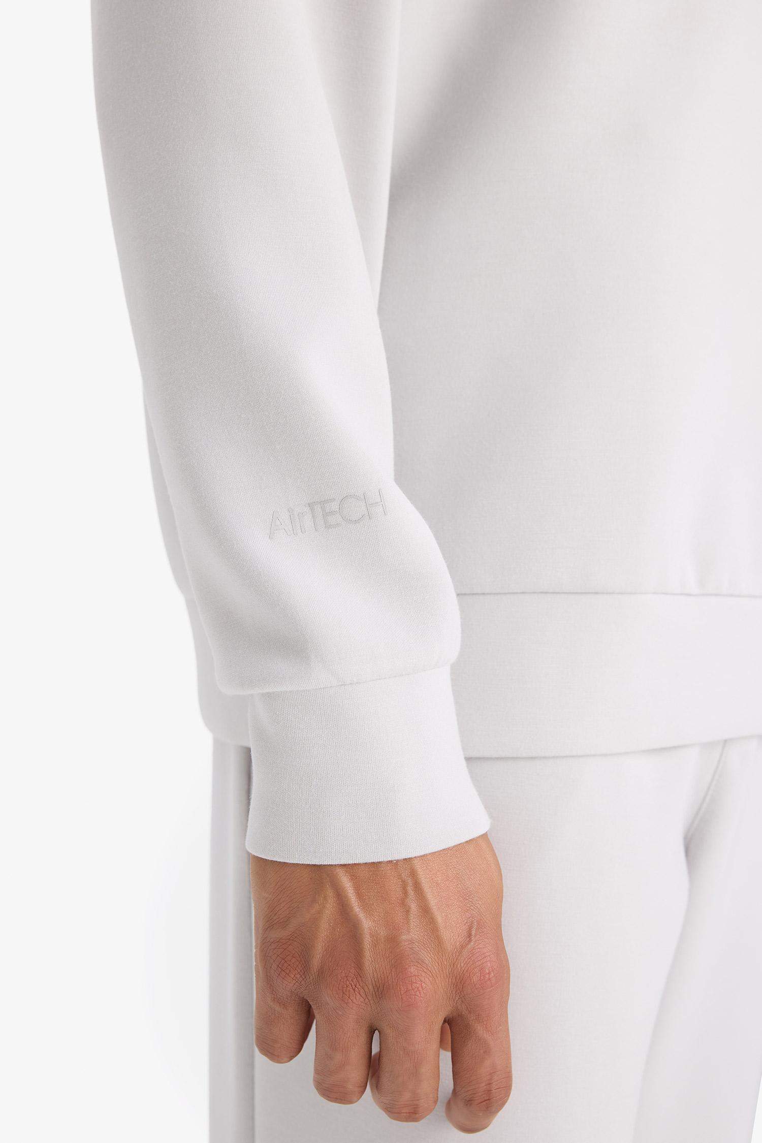 DeFactoFit Standart Fit Dik Yaka Yarım Fermuarlı Modal Sporcu Sweatshirt