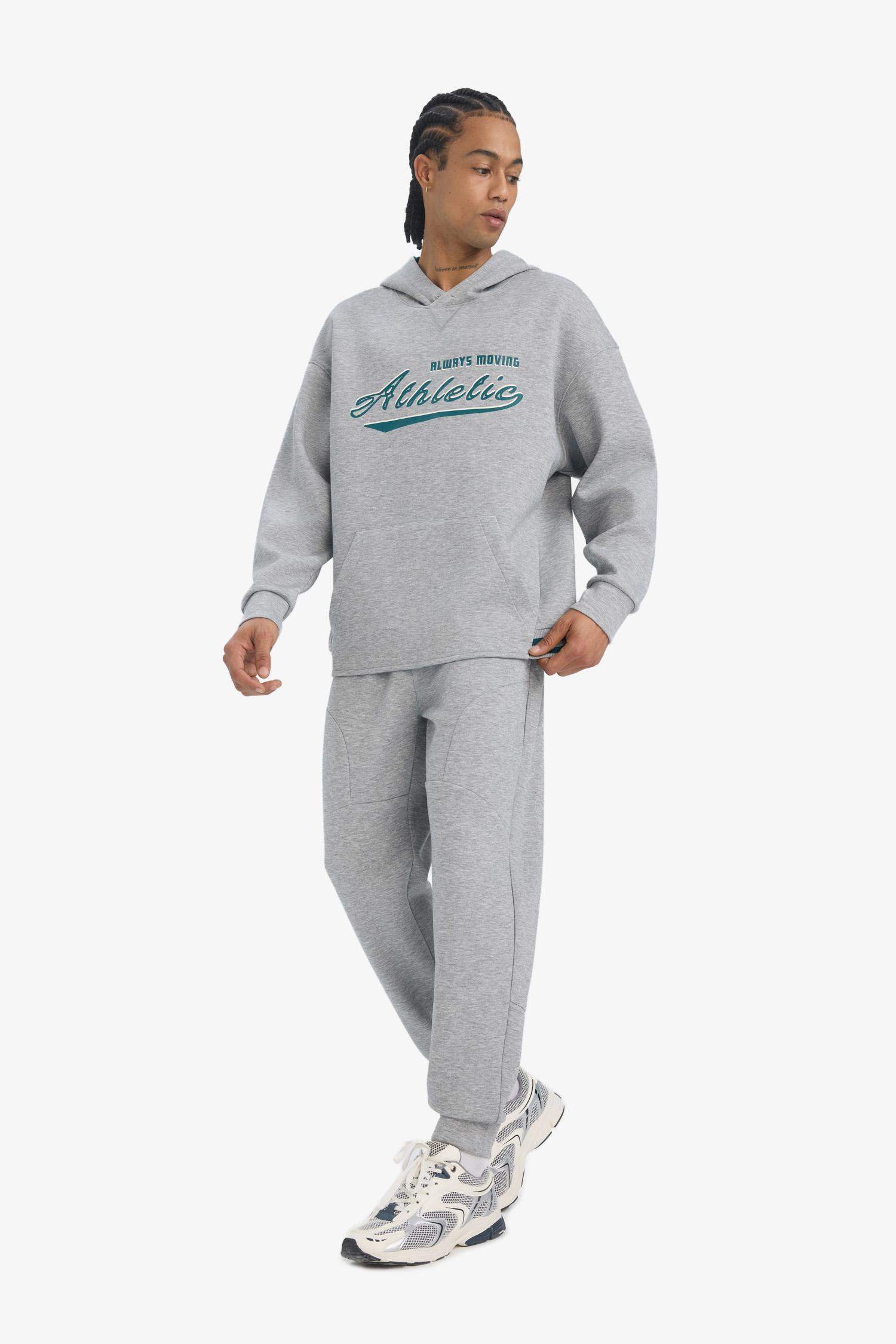 Спортивные джоггеры DeFactoFit из скуба-ткани с прямыми штанинами