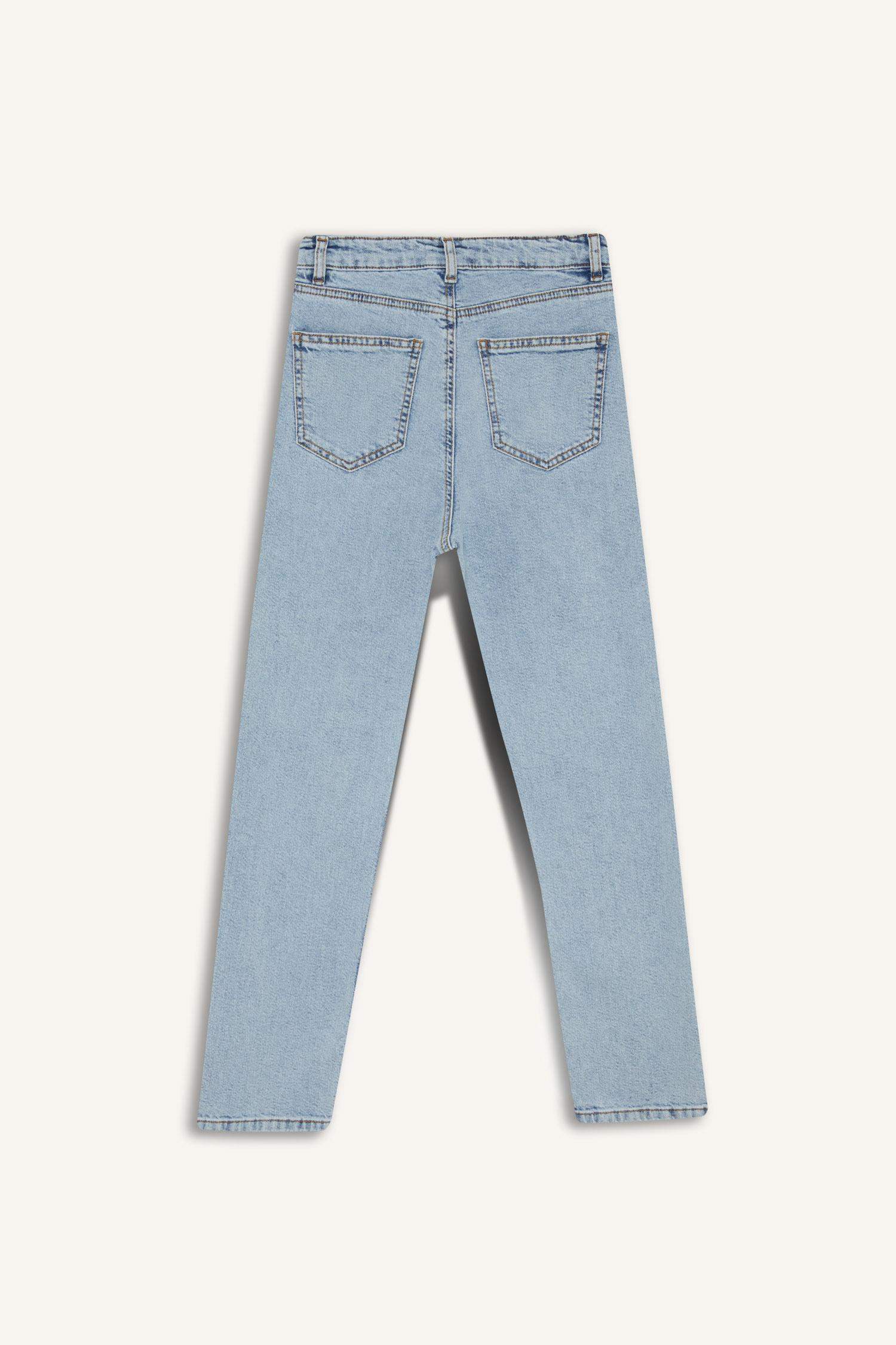 Mary Vintage Straight Fit High Waist Ankle Length Jeans