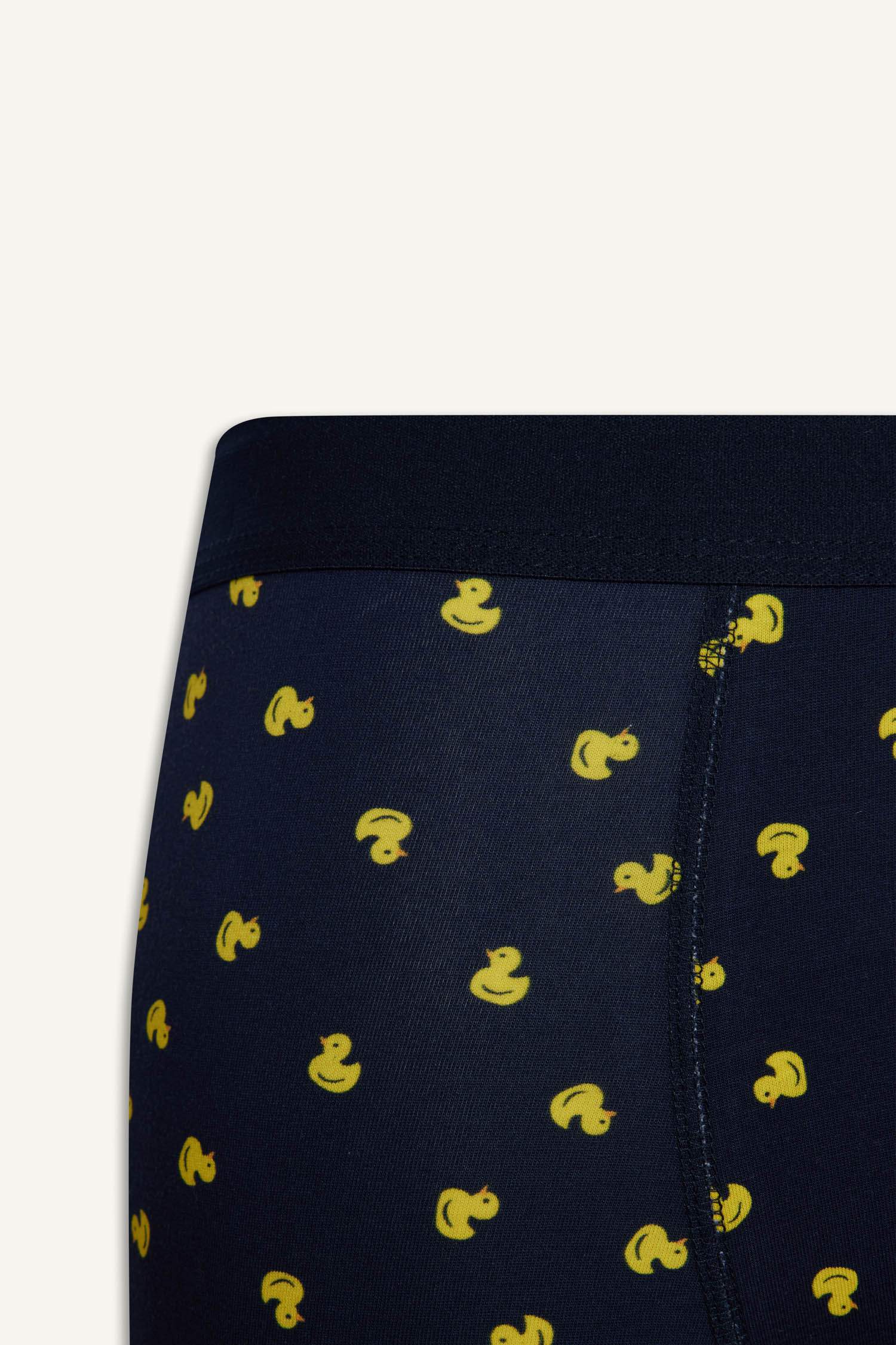 Regular Fit Desenli 3'lü Boxer