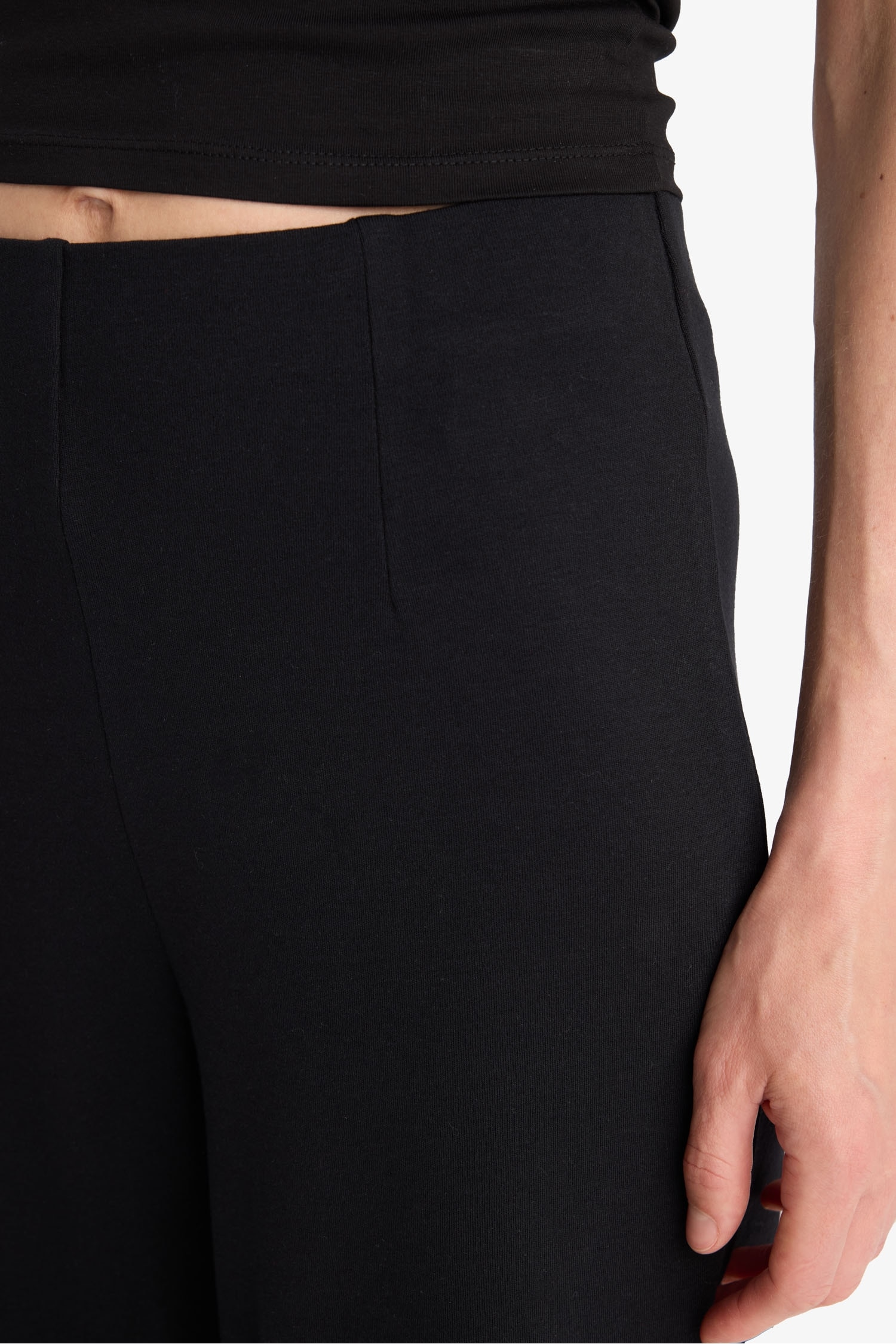 Pantalon large basique avec poches