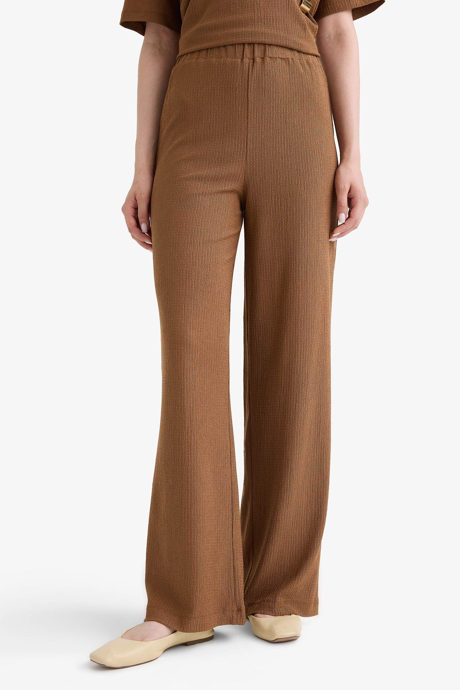 Straight Fit Bürümcük Pantolon