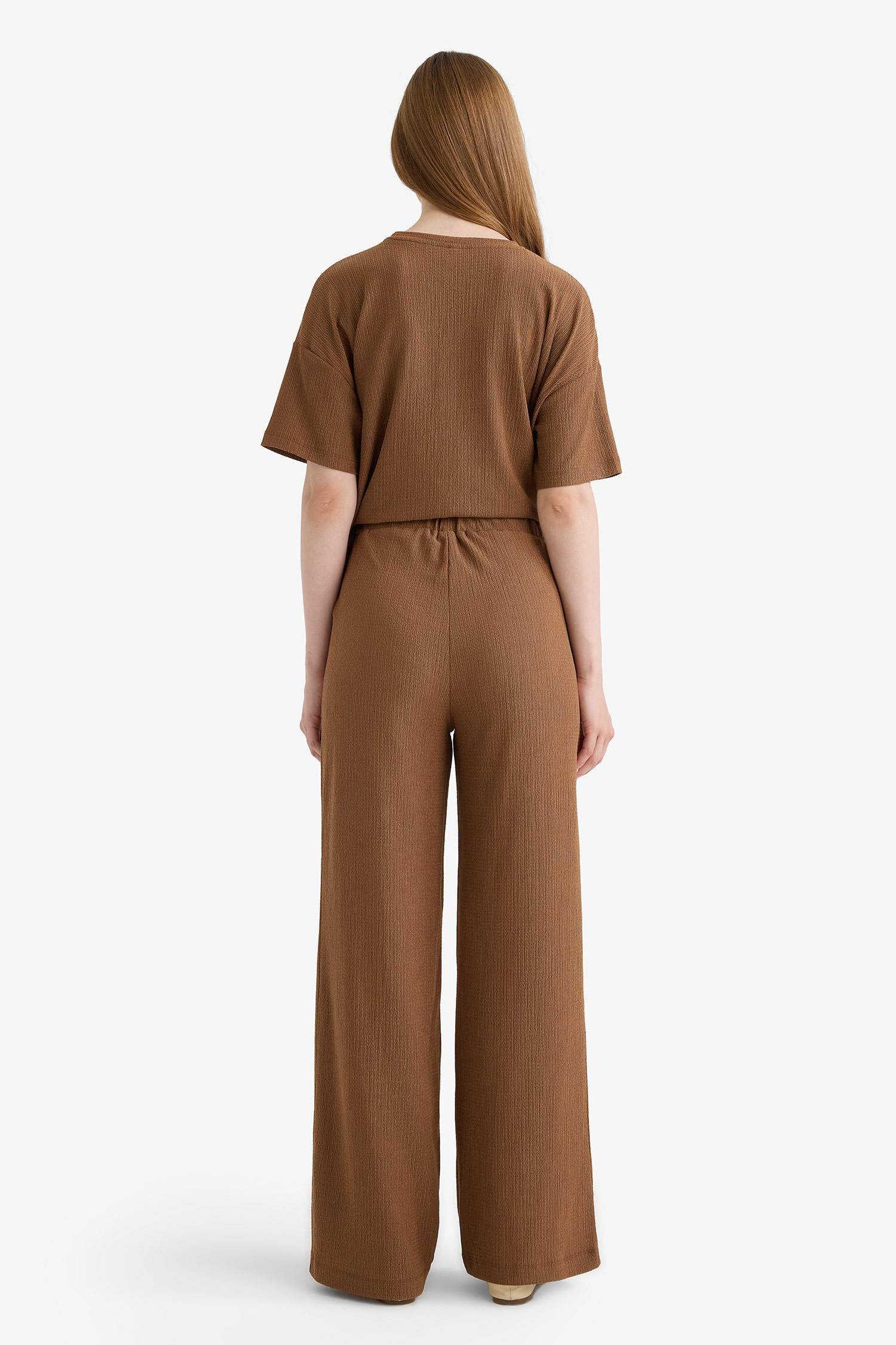 Straight Fit Bürümcük Pantolon