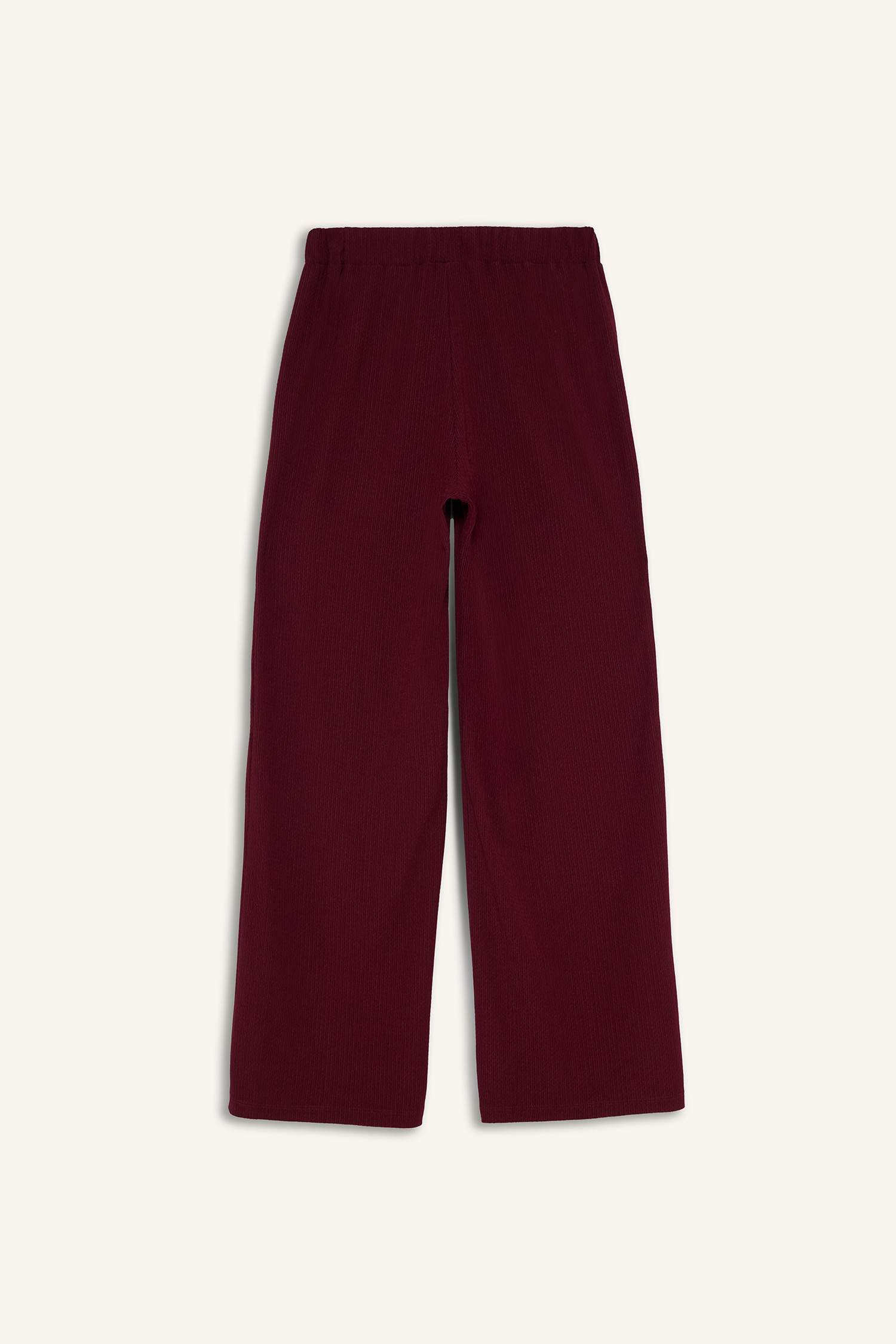 Straight Fit Crepe Trousers