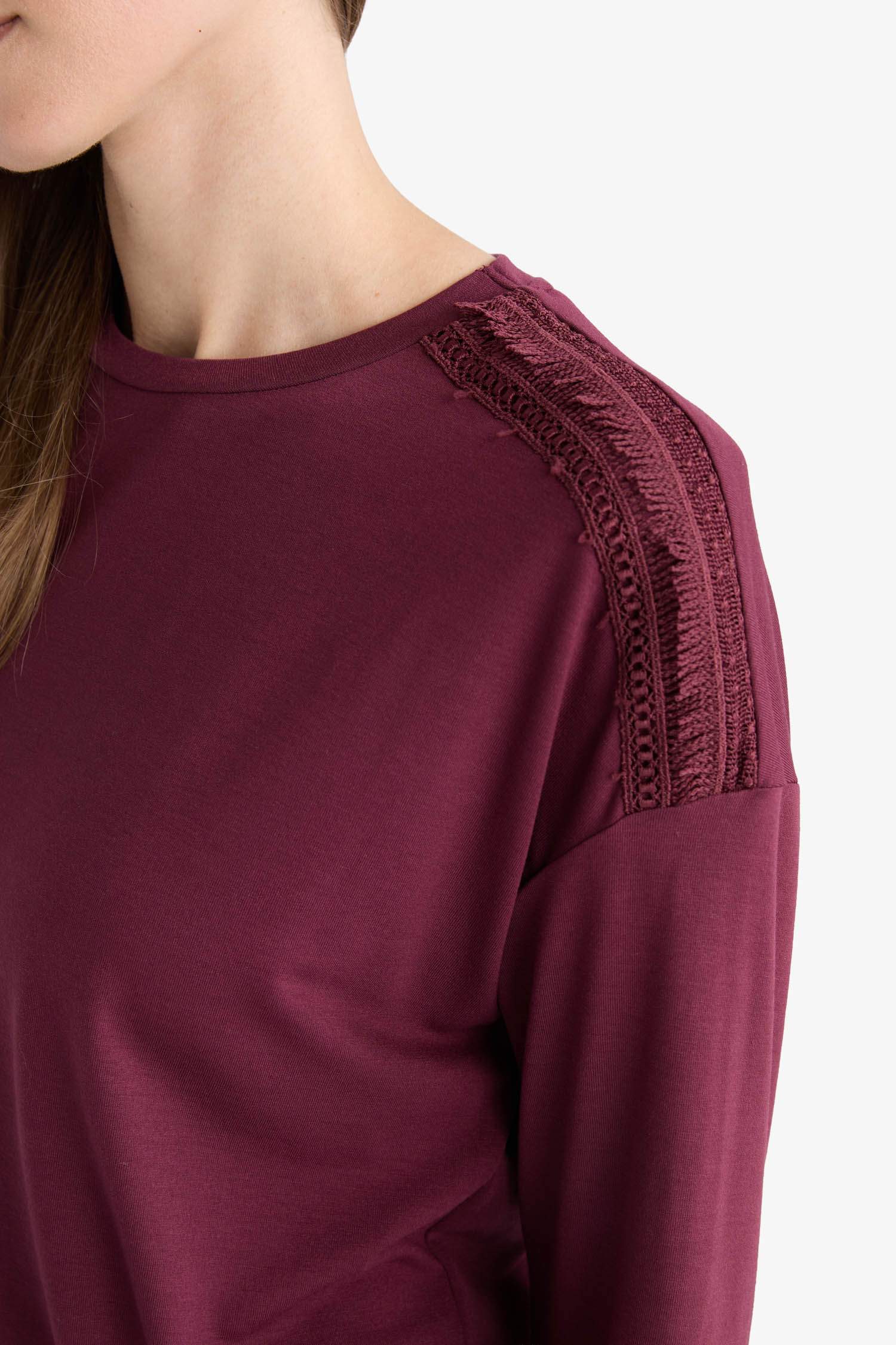 Regular Fit Bisiklet Yaka Uzun Kollu Tişört