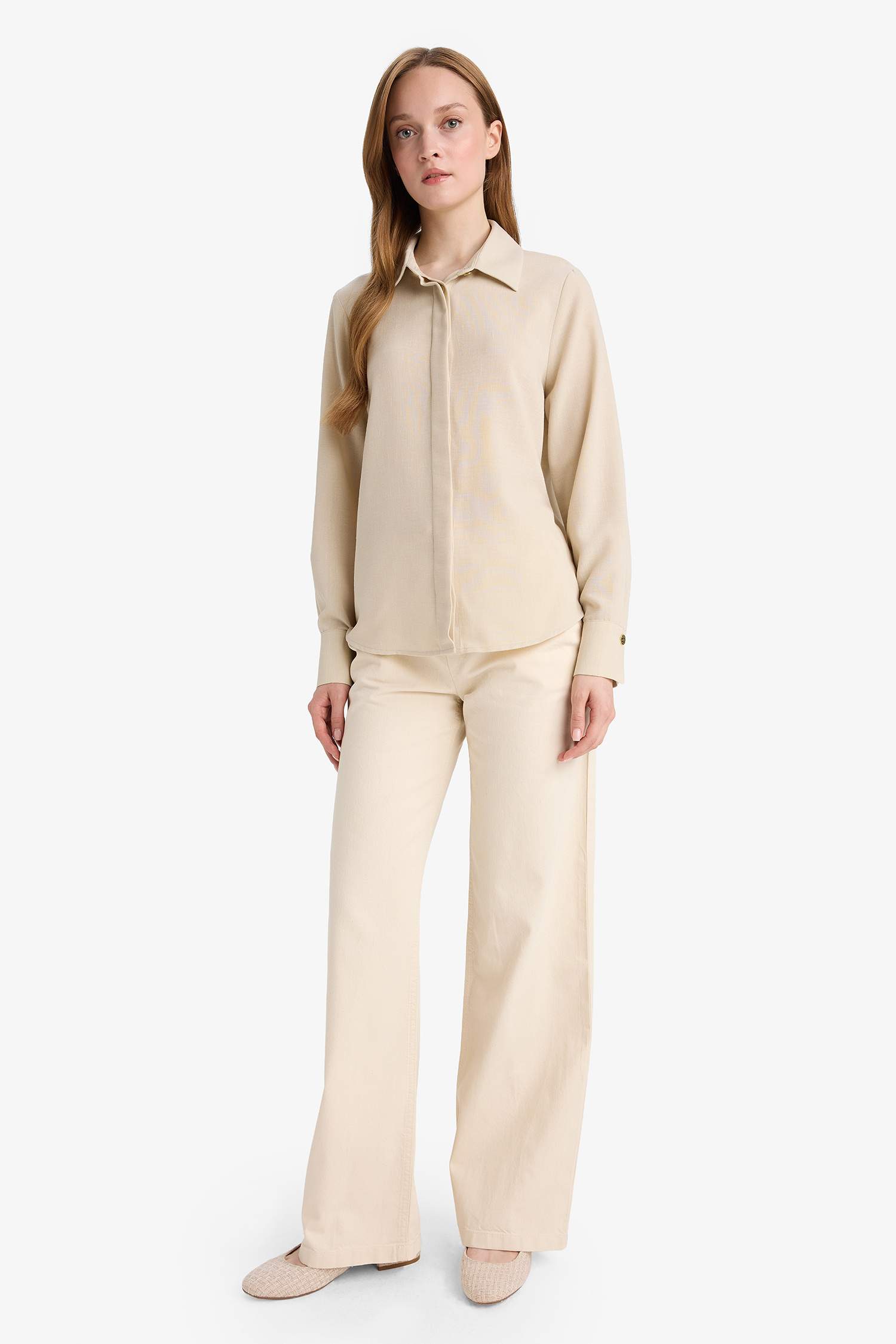 Chemise manches longues en tissu aerobin Coupe régulière