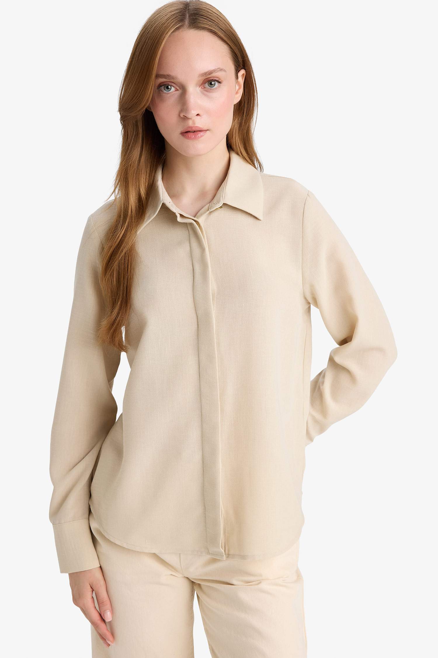 Chemise manches longues en tissu aerobin Coupe régulière